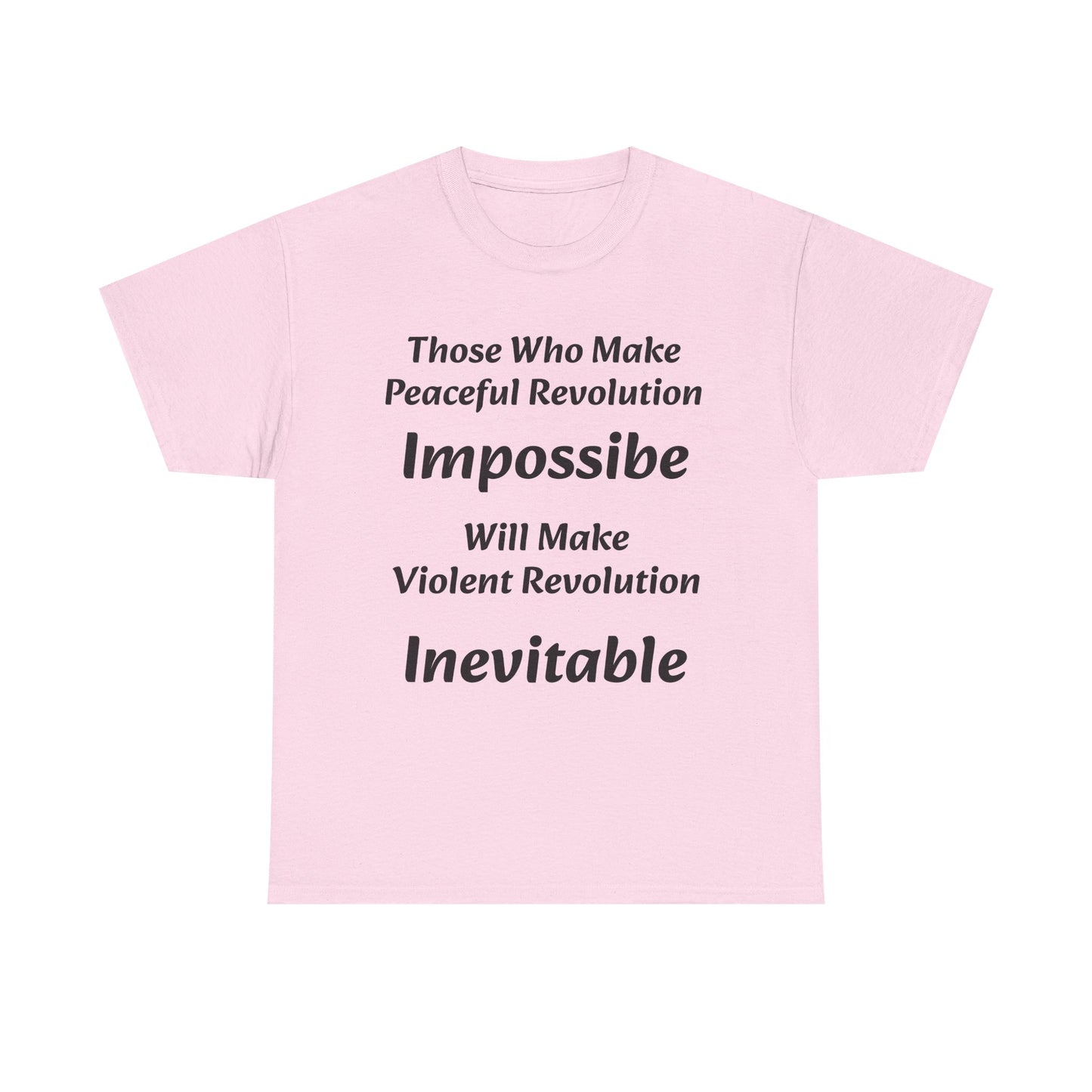 Peaceful Revolution - Unisex Heavy Cotton Tee