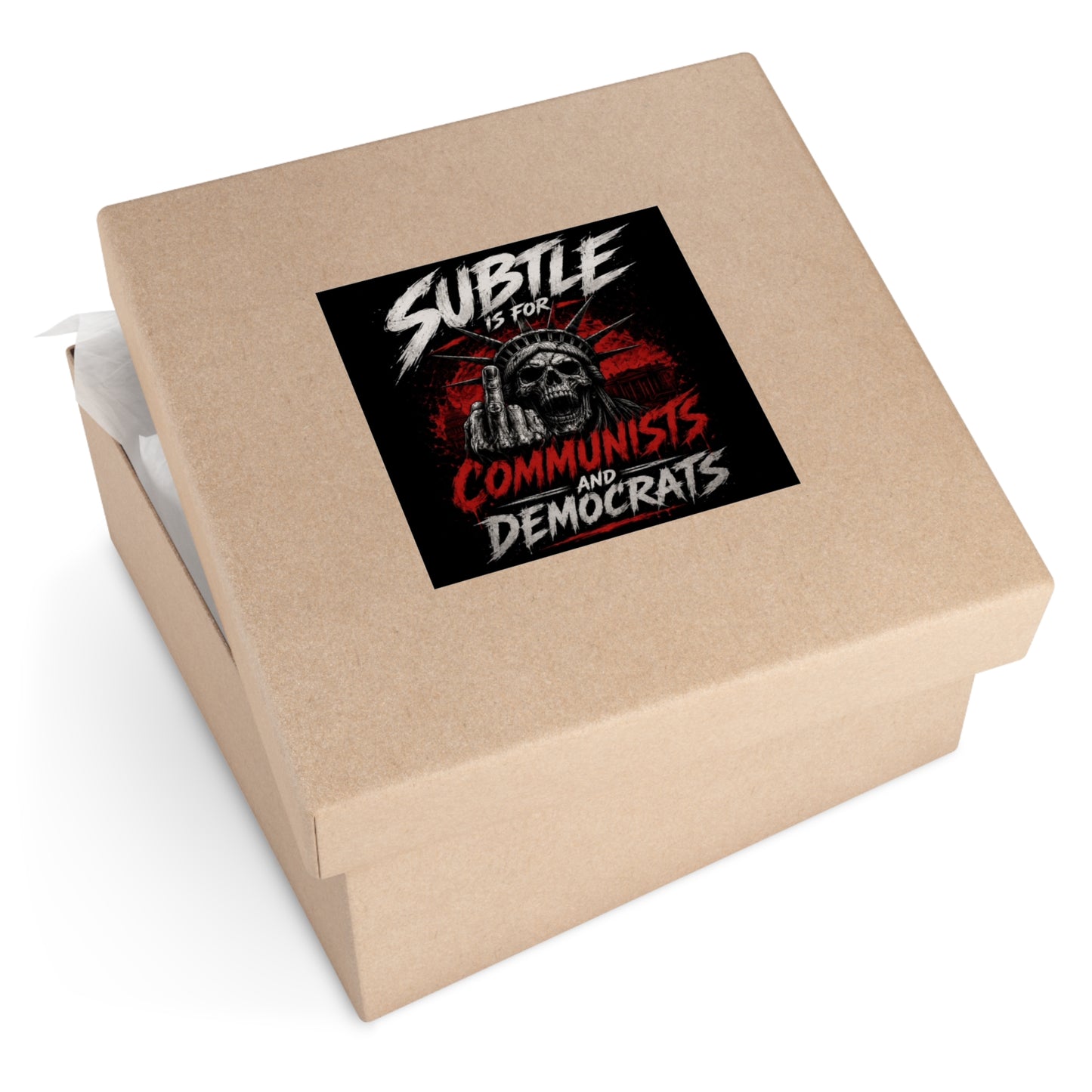 Subtle - Square Vinyl Stickers