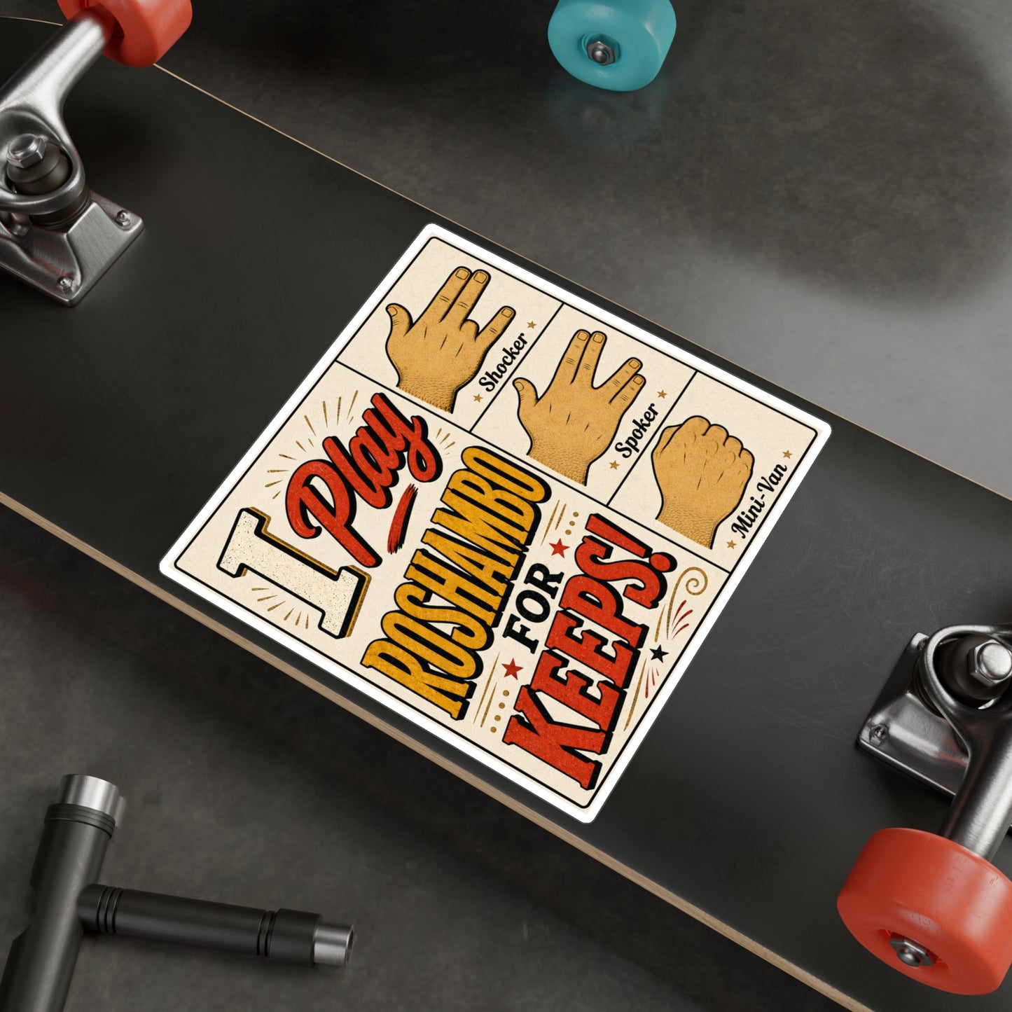 Roshambo - Kiss-Cut Vinyl Decals