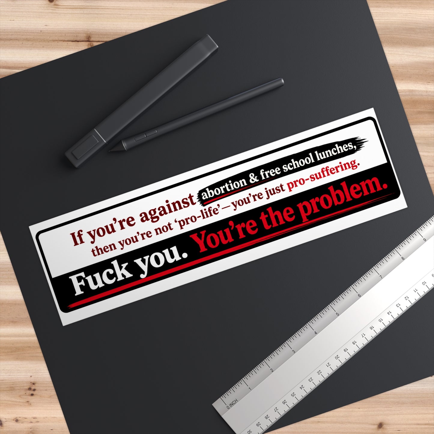 Pro-Suffering - Bumper Sticker