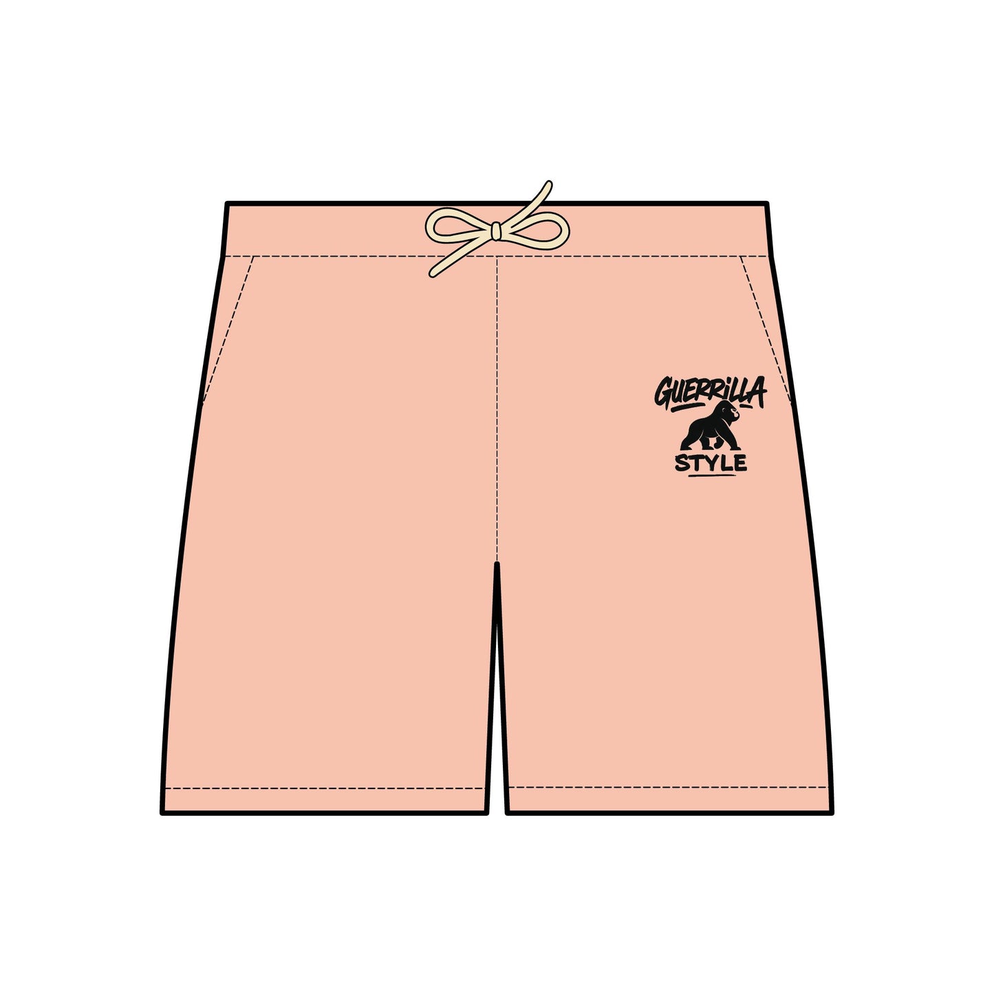 Guerrilla Style Shorts - Lightweight Fleece Sweat Shorts