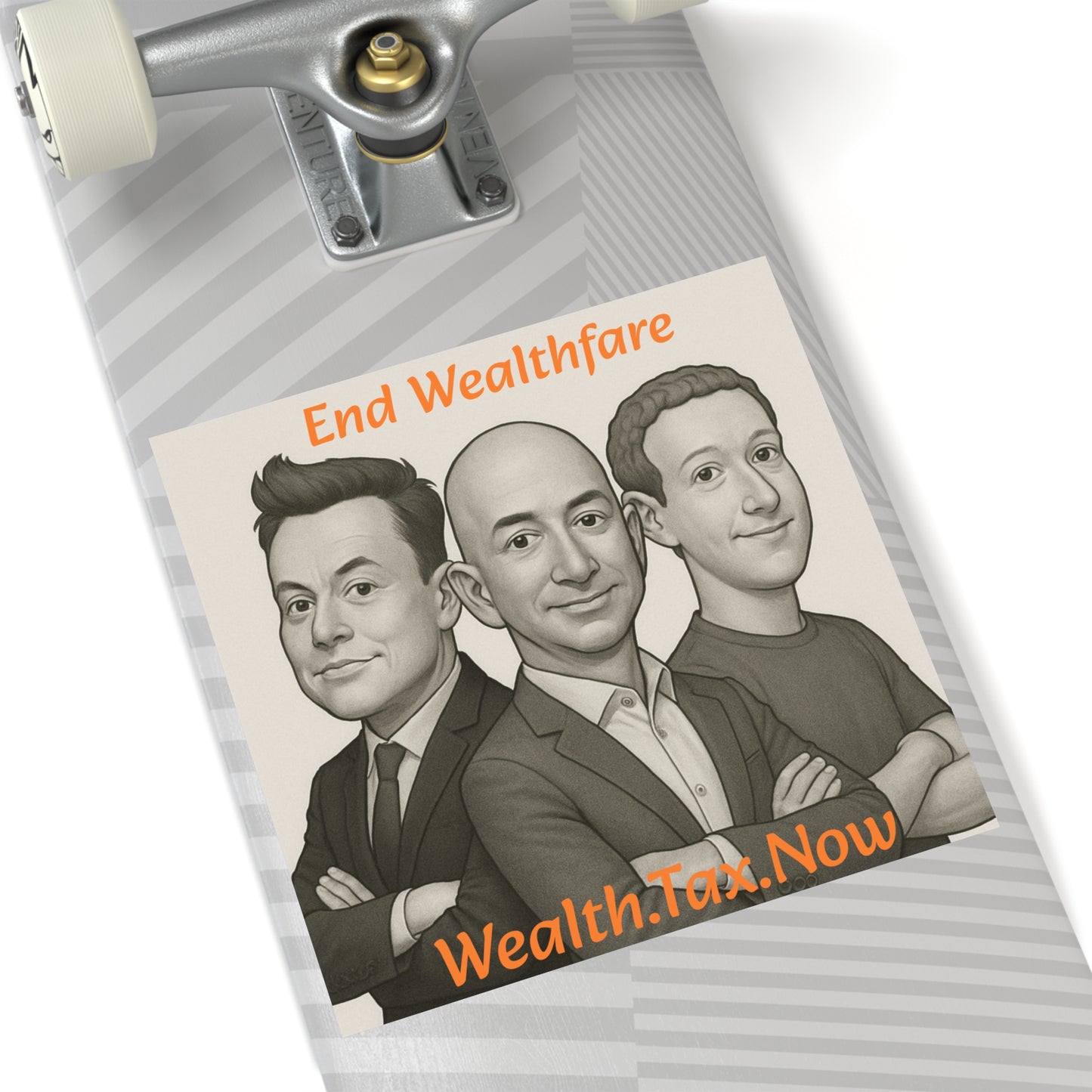 Wealthfare - Square Stickers