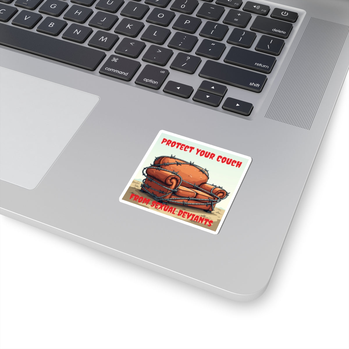 Protect Your Couch - Square Sticker