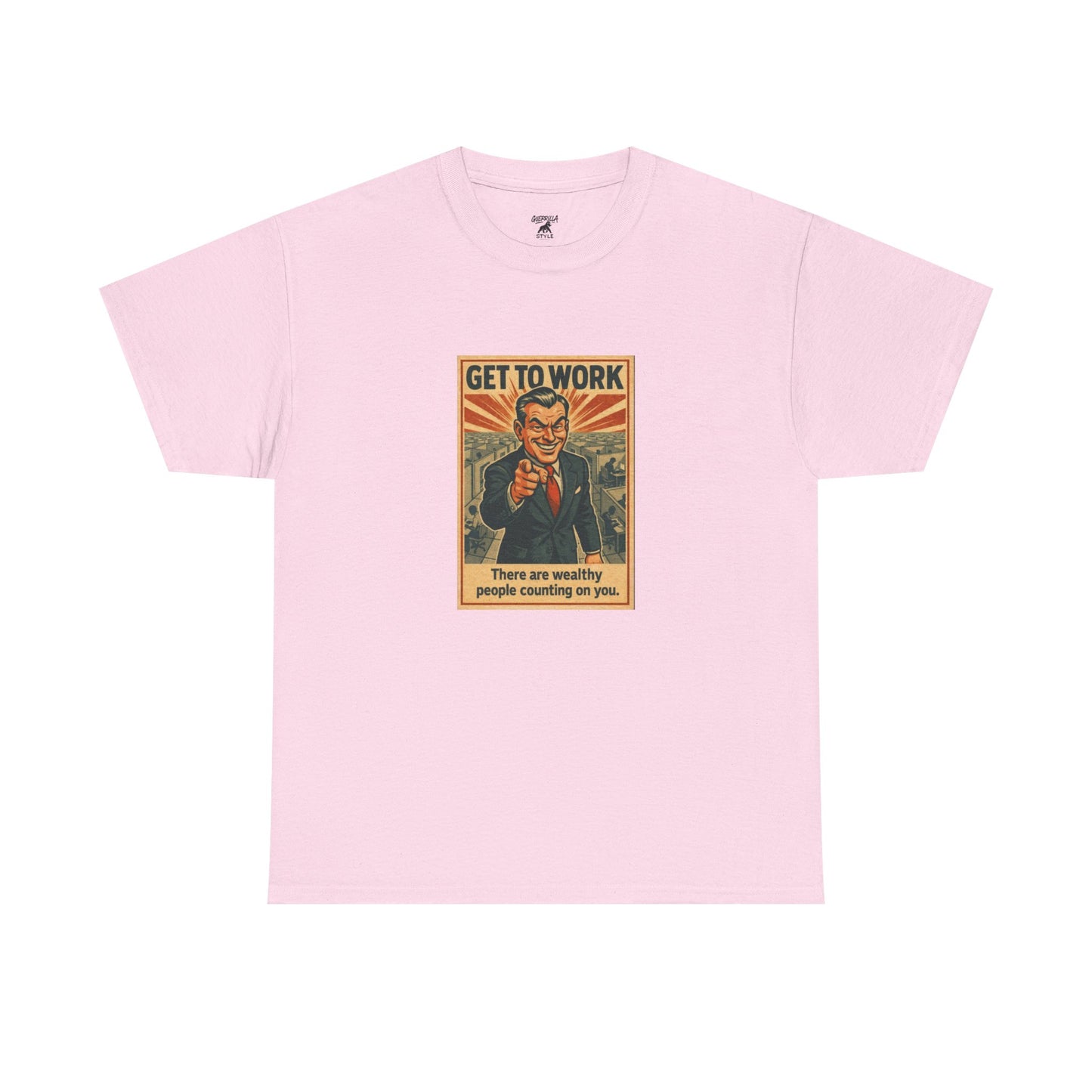 Get To Work - Unisex Heavy Cotton Tee