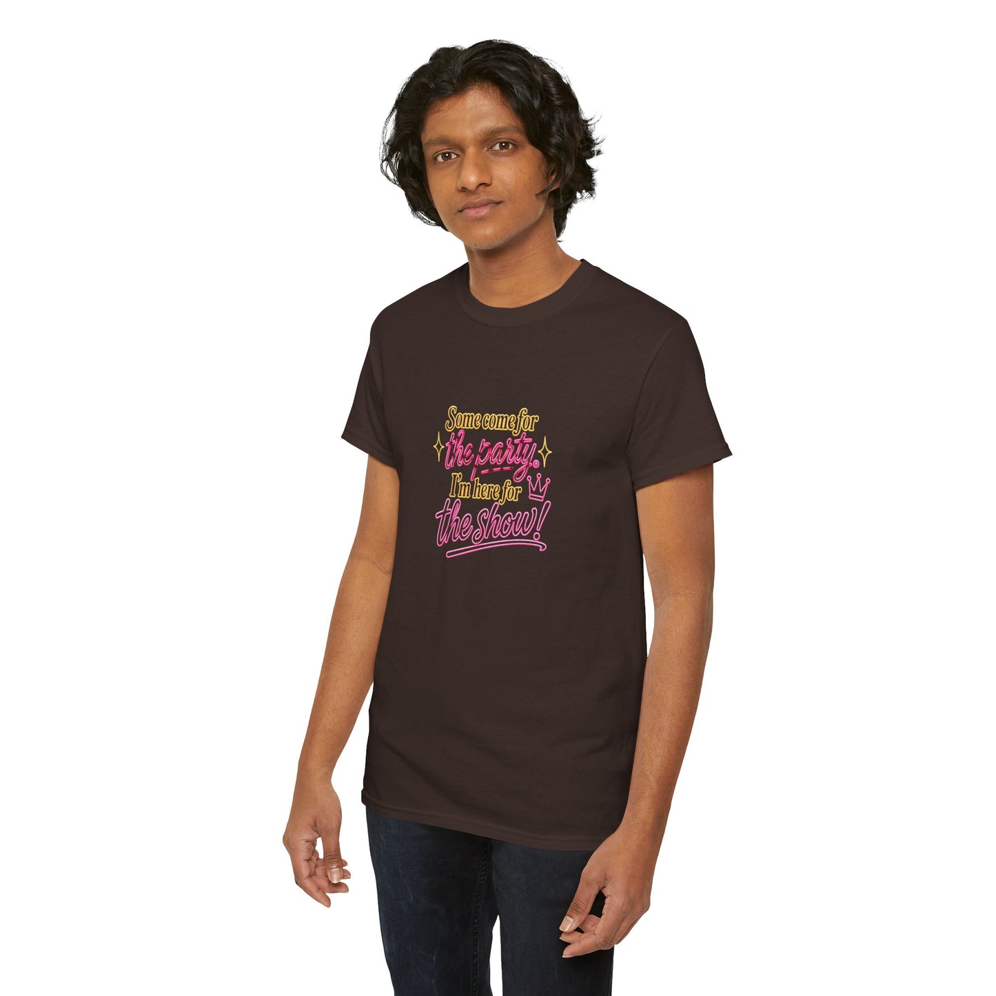 I Come for the Show - Unisex Heavy Cotton Tee