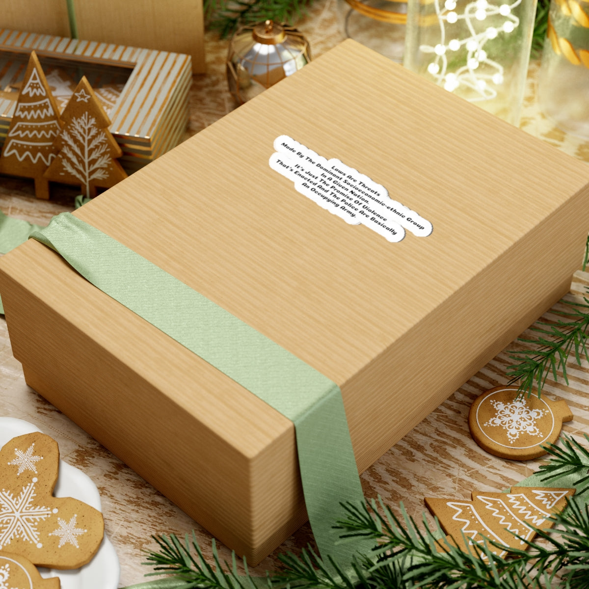 Laws Are Threats - Sticker