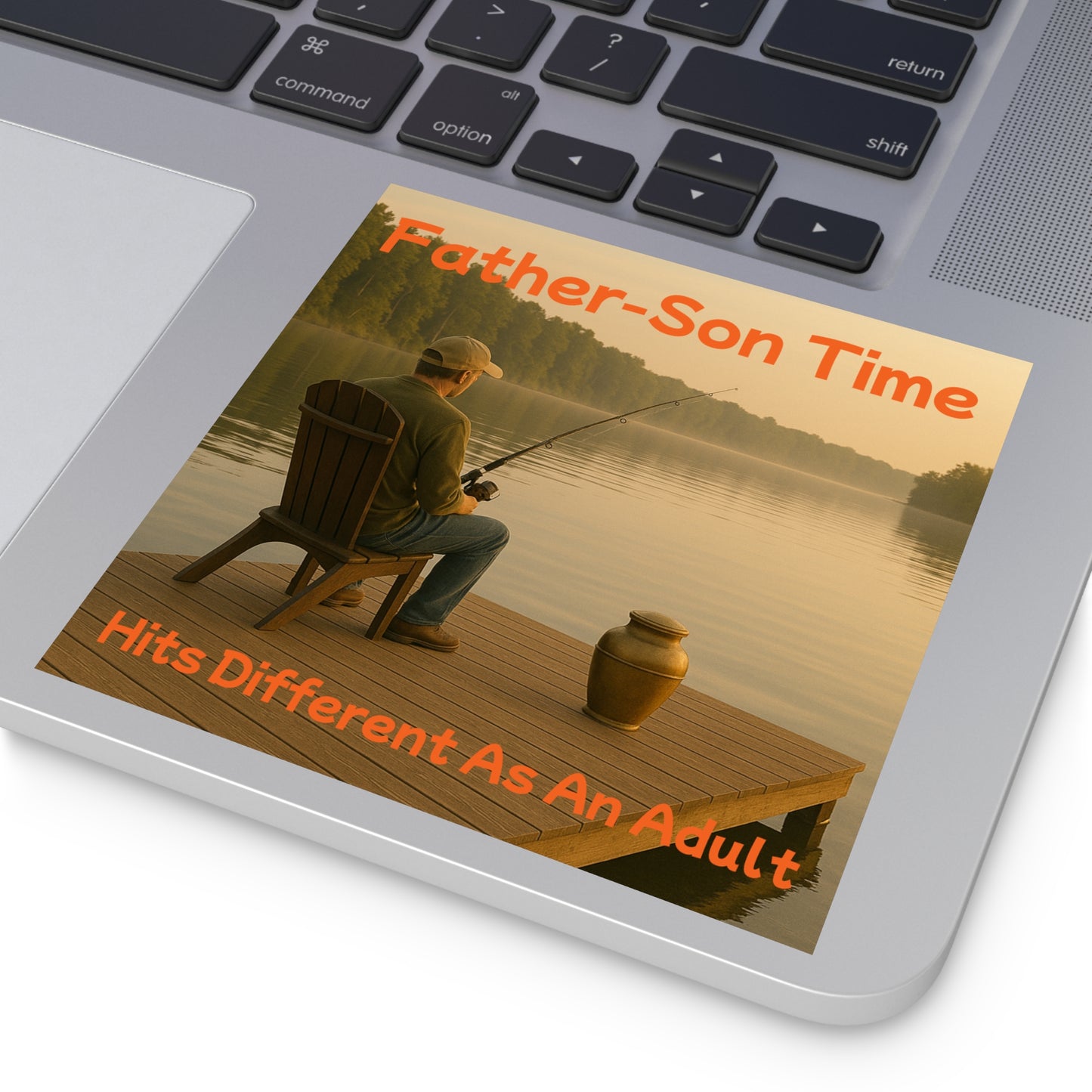 Father-Son Time - Square Sticker