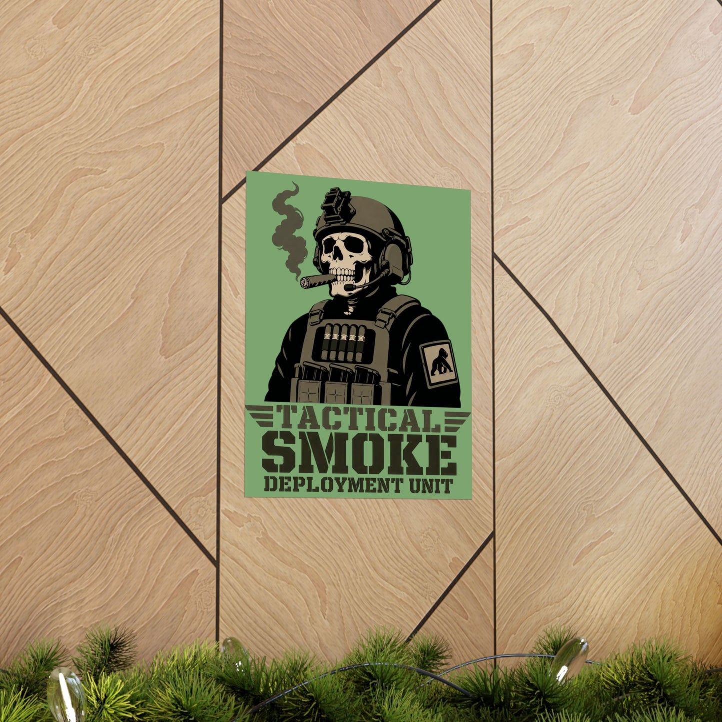 Tactical Smoke - Matte Vertical Posters