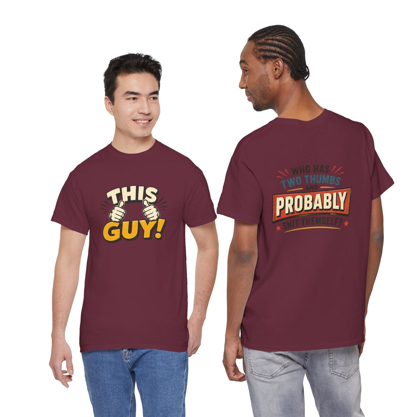 Who Shit Themself - Unisex Heavy Cotton Tee