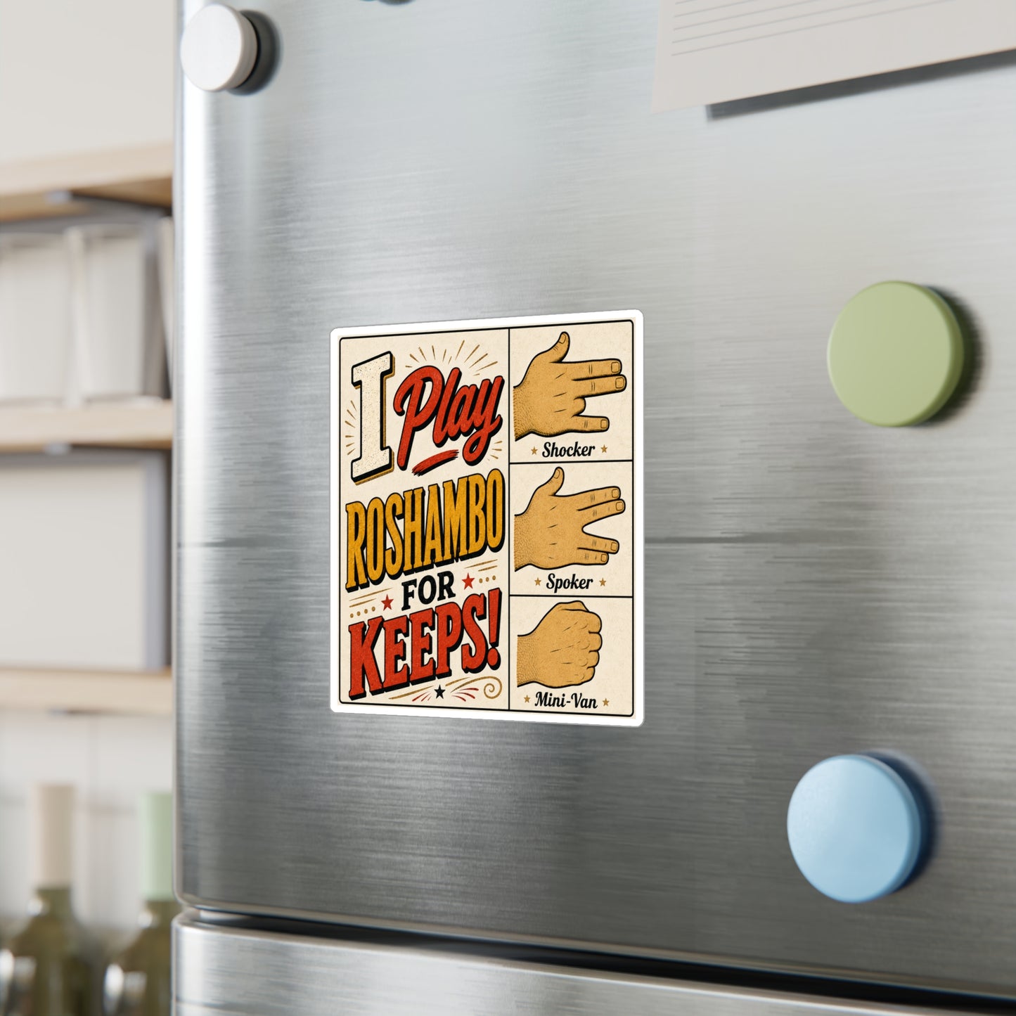 Roshambo - Kiss-Cut Vinyl Decals