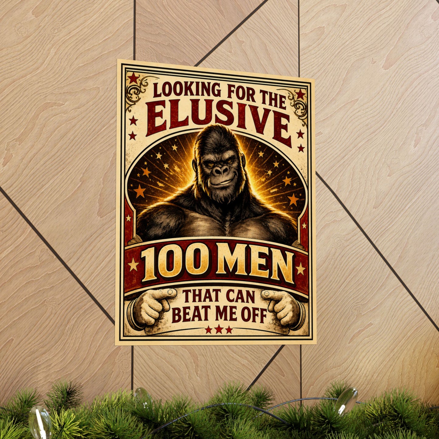 100 Men - Matte Vertical Posters