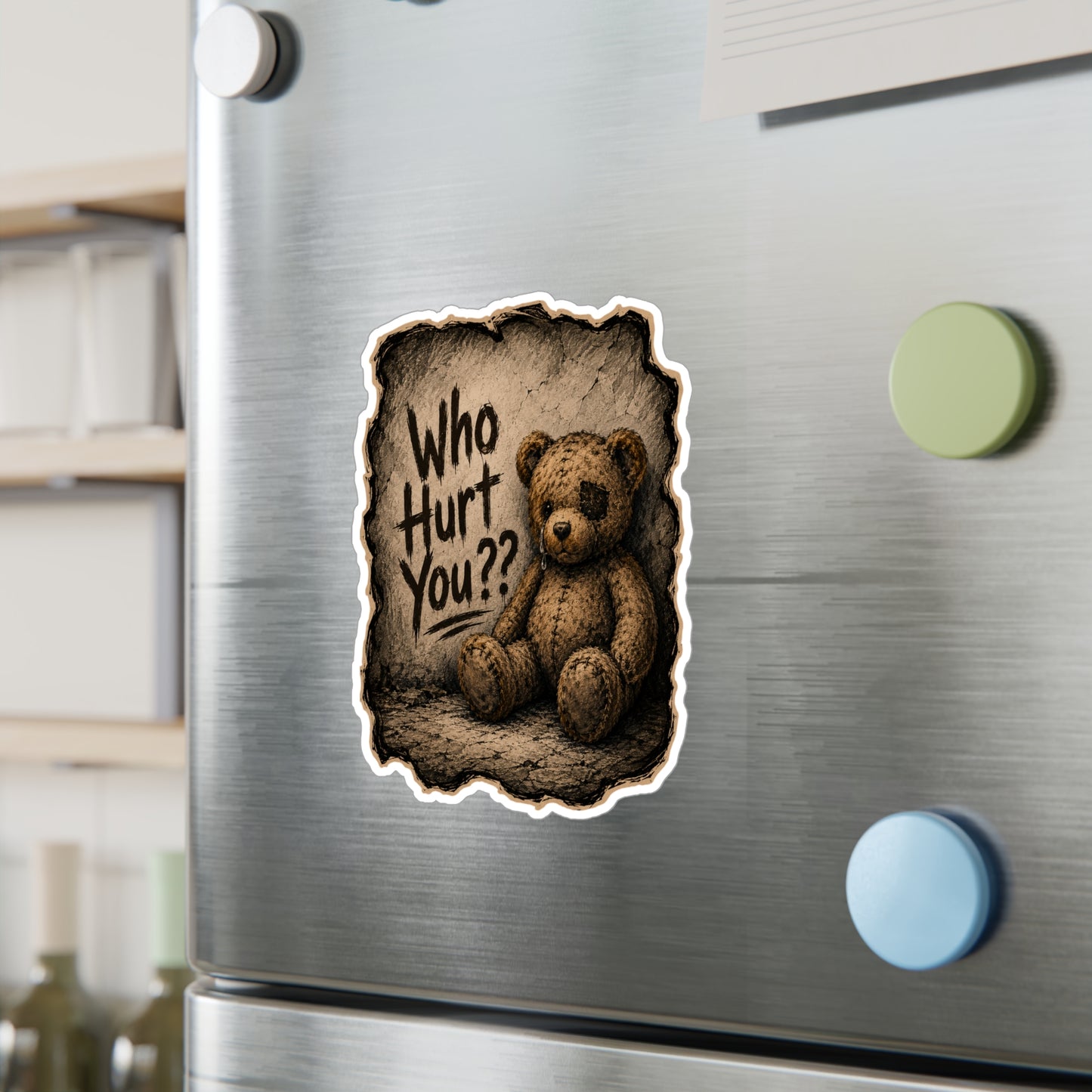 Who Hurt You - Kiss-Cut Vinyl Decals