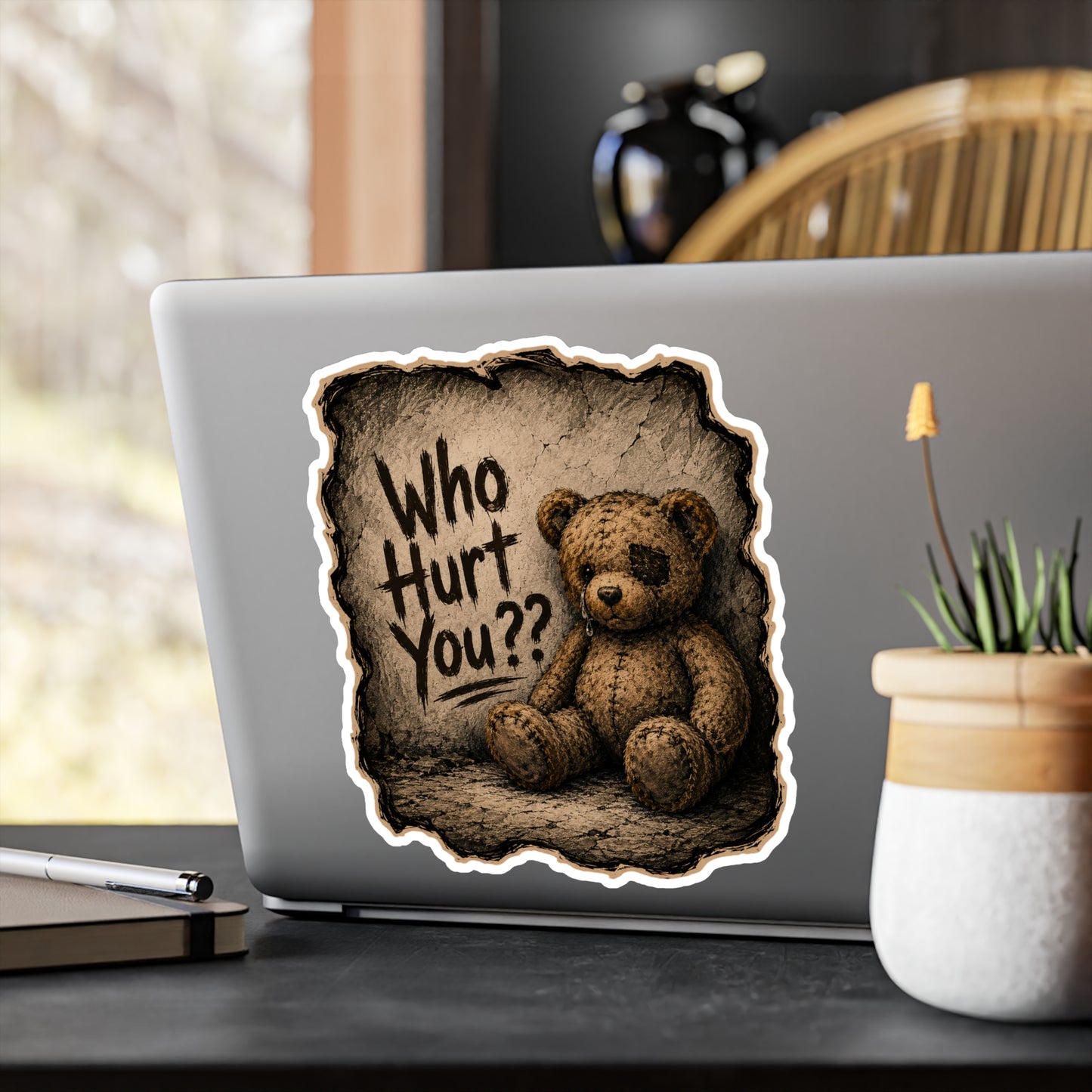 Who Hurt You - Kiss-Cut Vinyl Decals