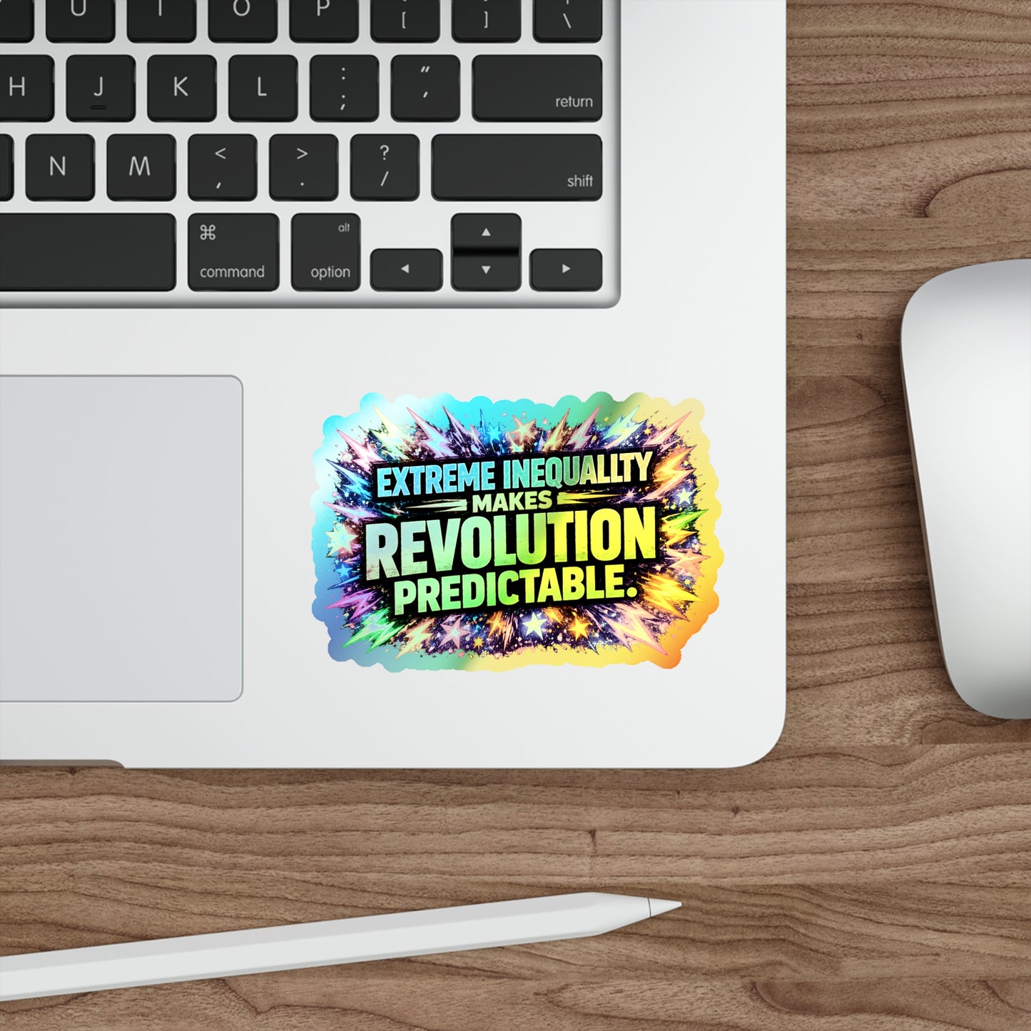 Predictable - Holographic Die-cut Stickers