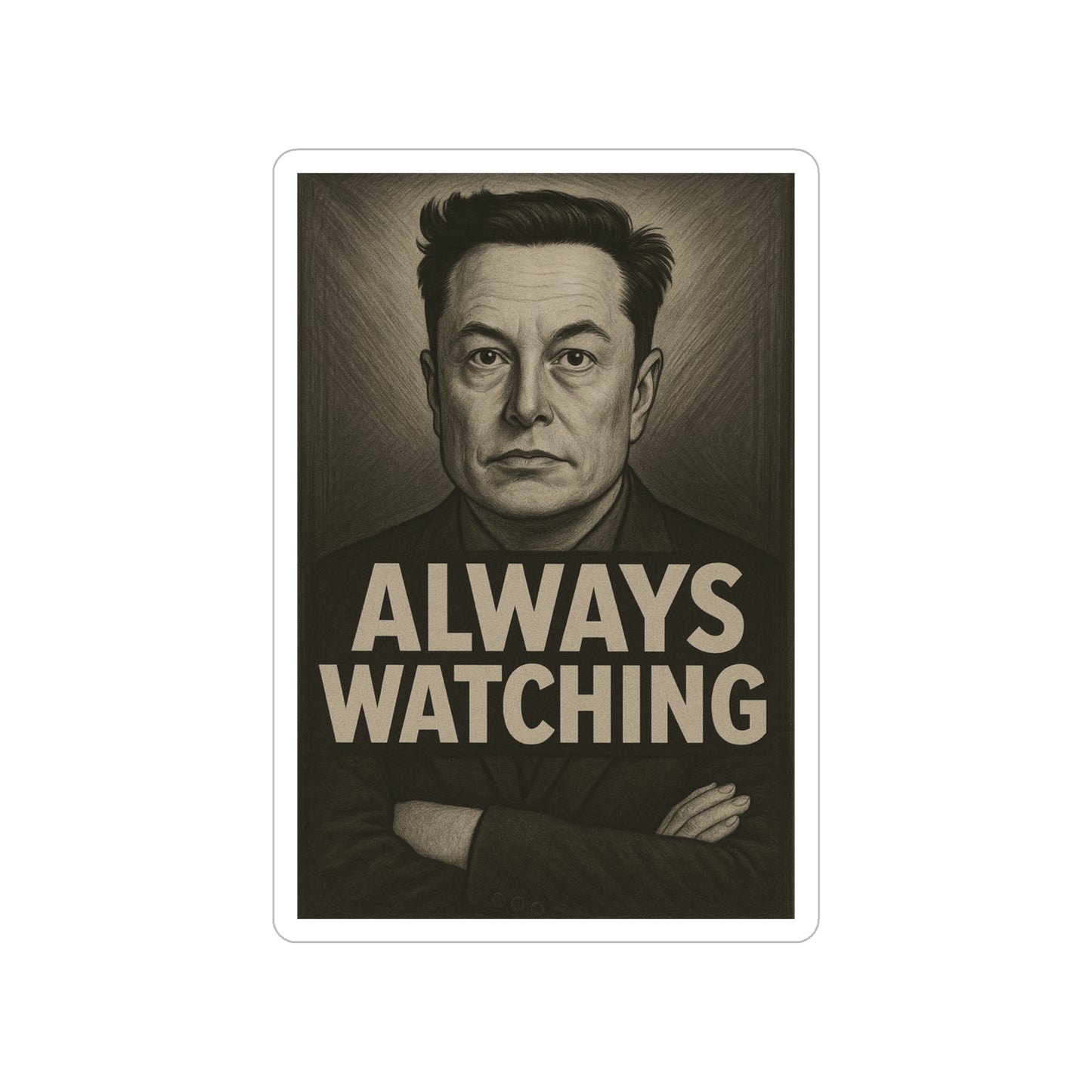 Always Watching - Die-Cut Sticker