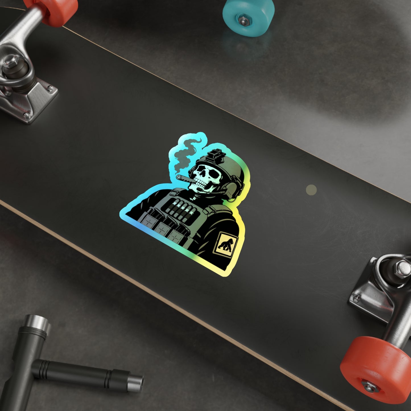 Tactical Smoke - Holographic Die-cut Stickers