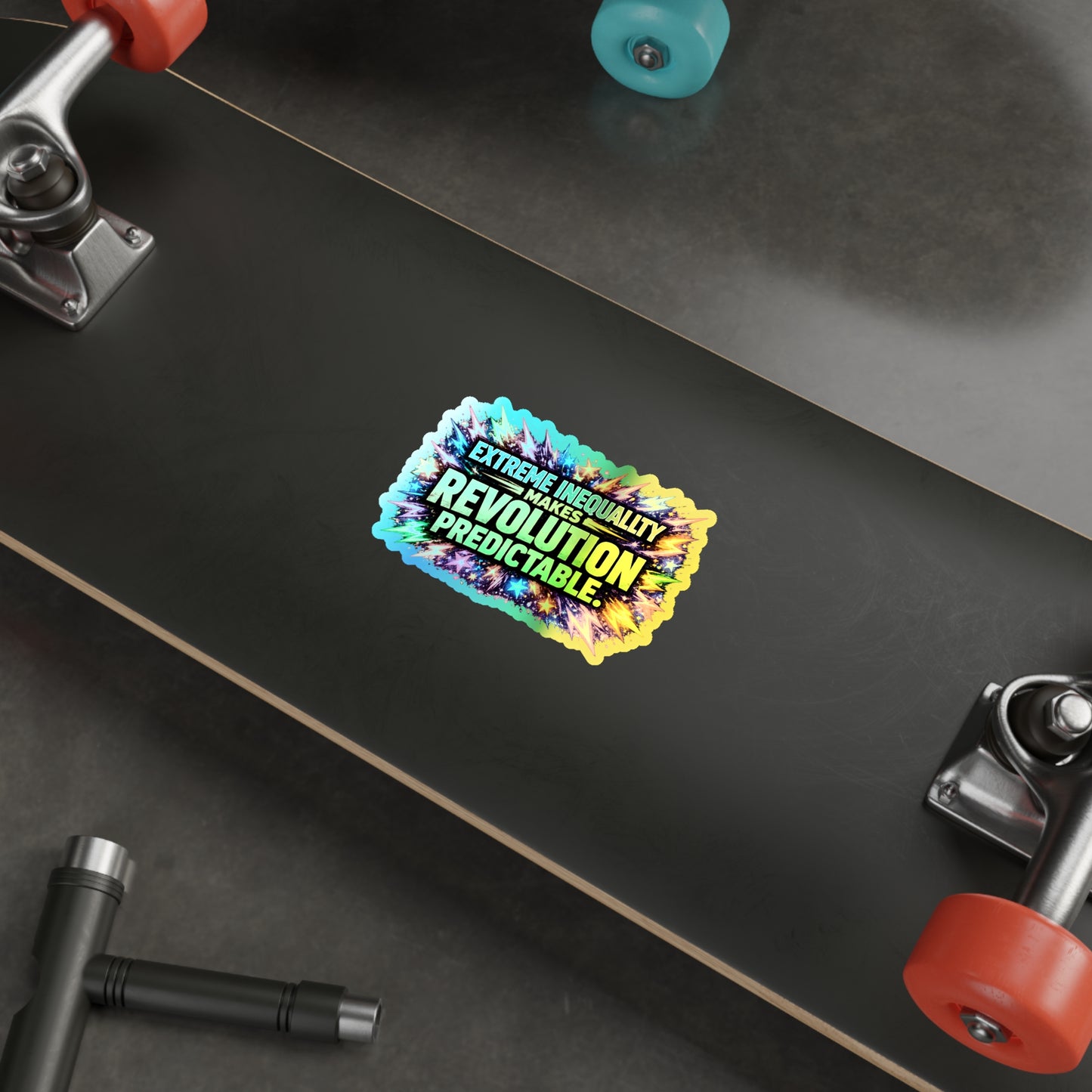 Predictable - Holographic Die-cut Stickers