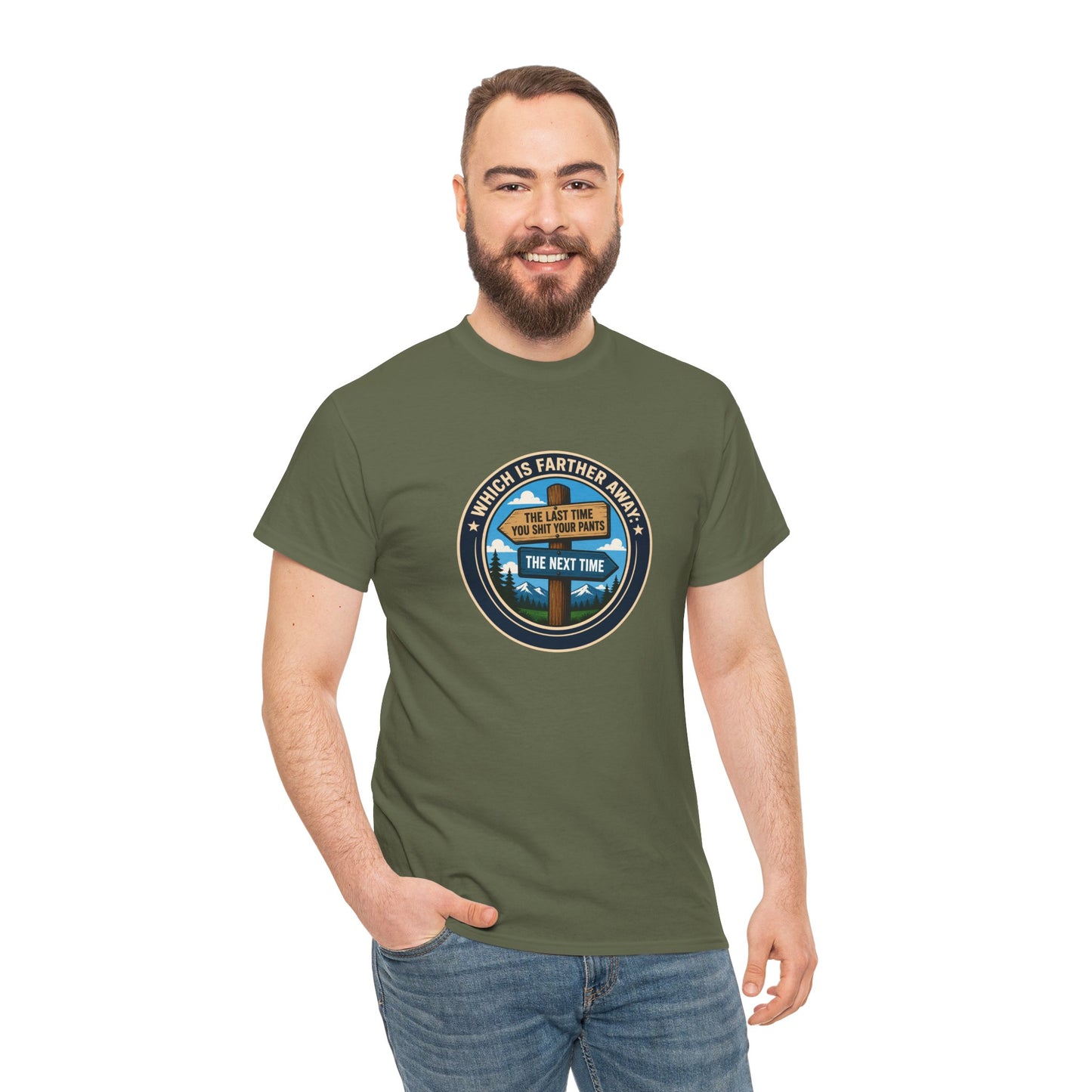 Which is Further - Unisex Heavy Cotton Tee