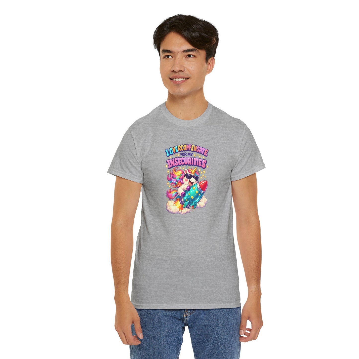 Overcompensate - Unisex Heavy Cotton Tee
