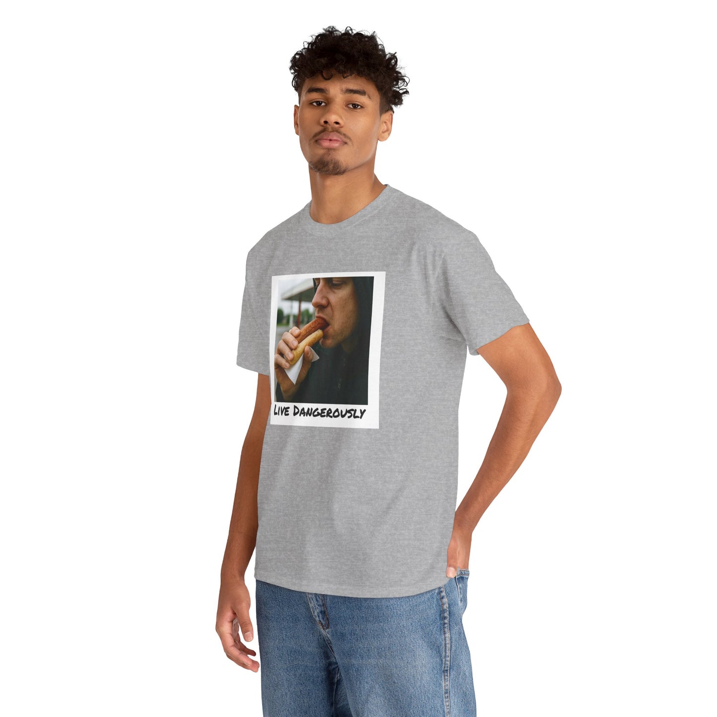 Live Dangerously - Unisex Graphic Print T-Shirt