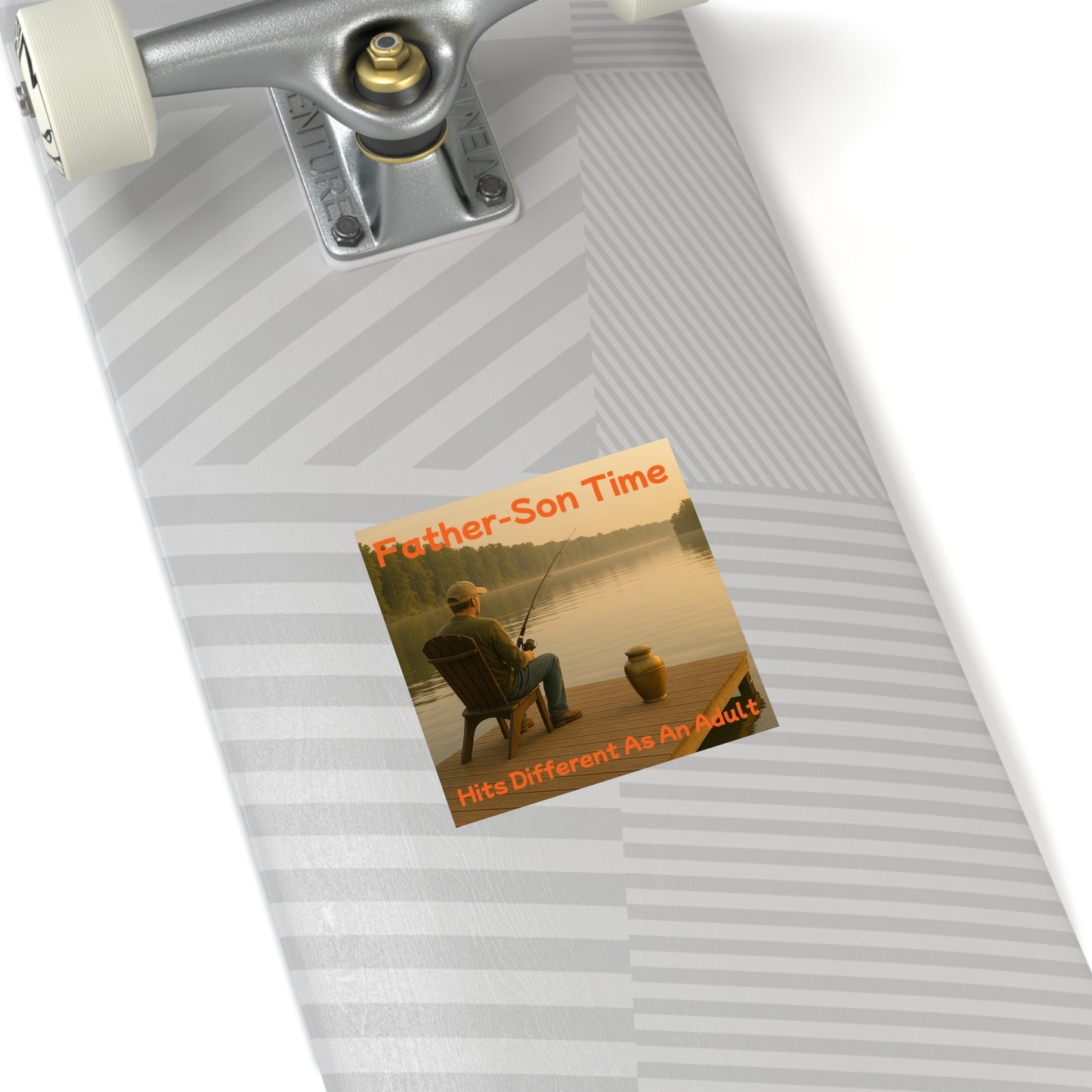 Father-Son Time - Square Sticker