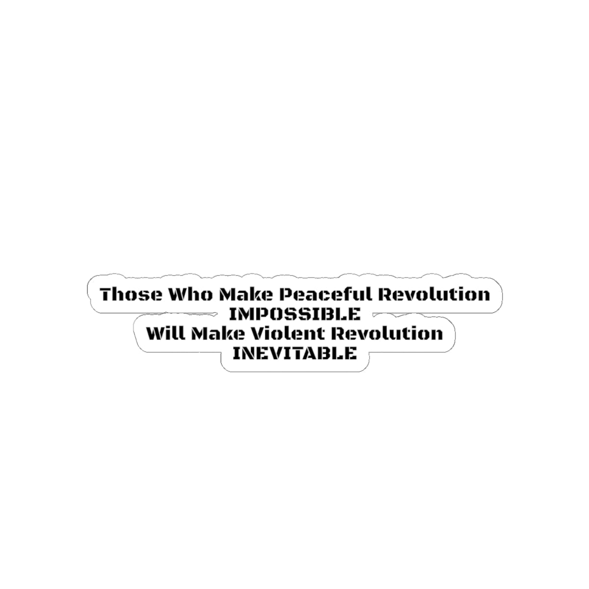 Peaceful Revolution - Sticker