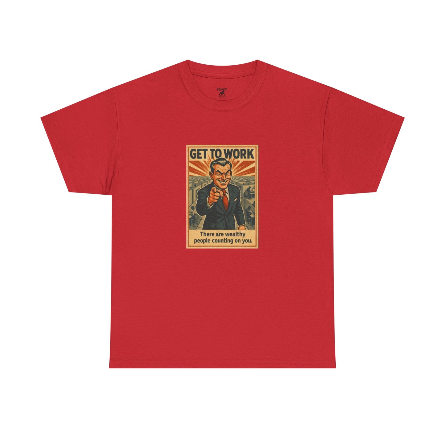 Get To Work - Unisex Heavy Cotton Tee