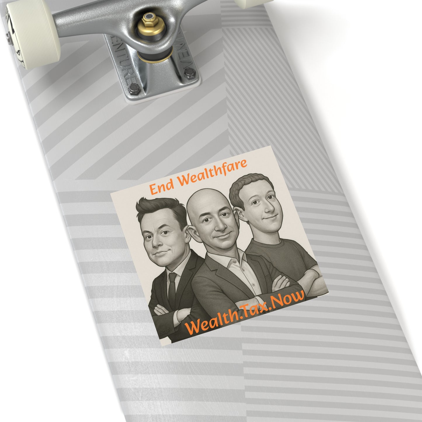 Wealthfare - Square Stickers