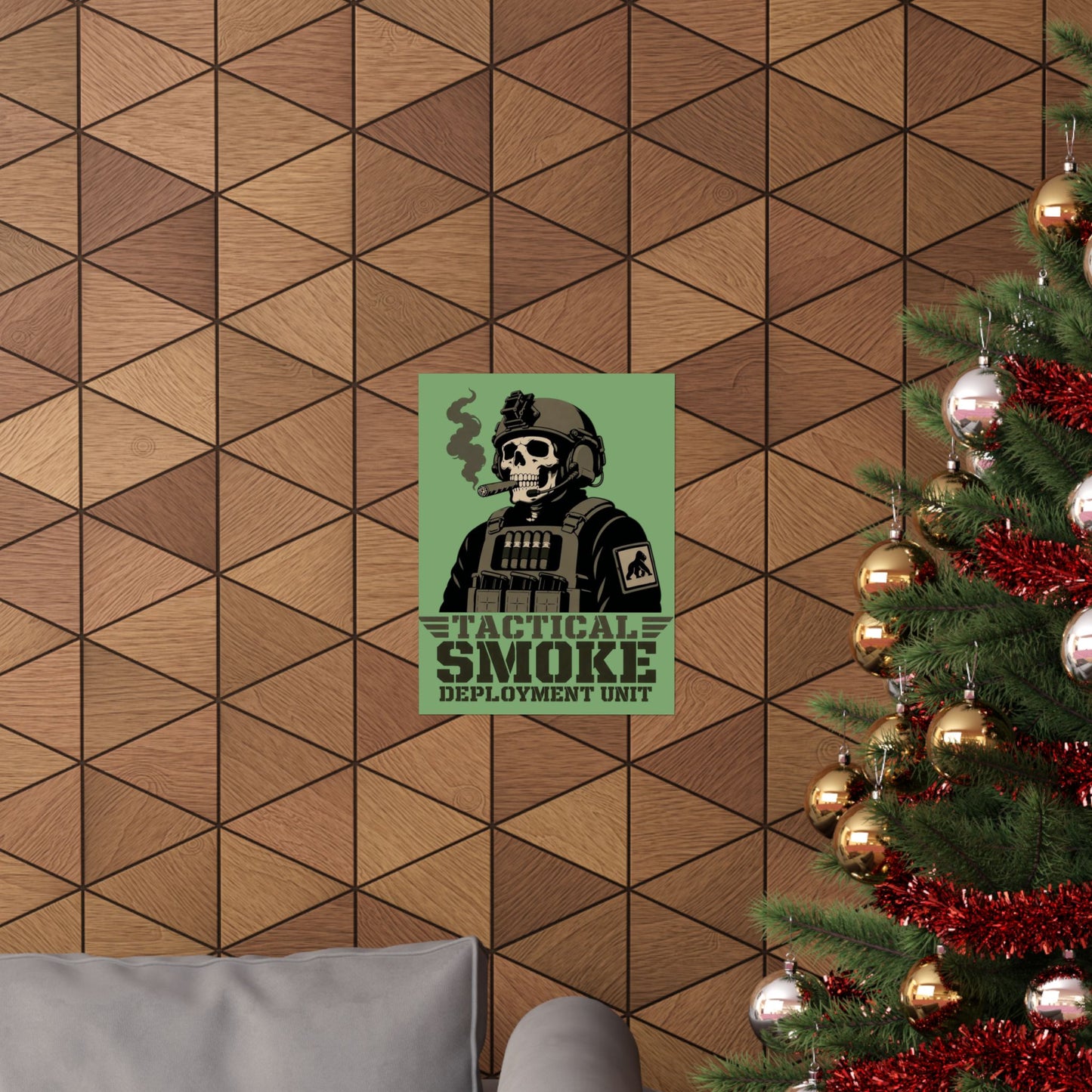 Tactical Smoke - Matte Vertical Posters