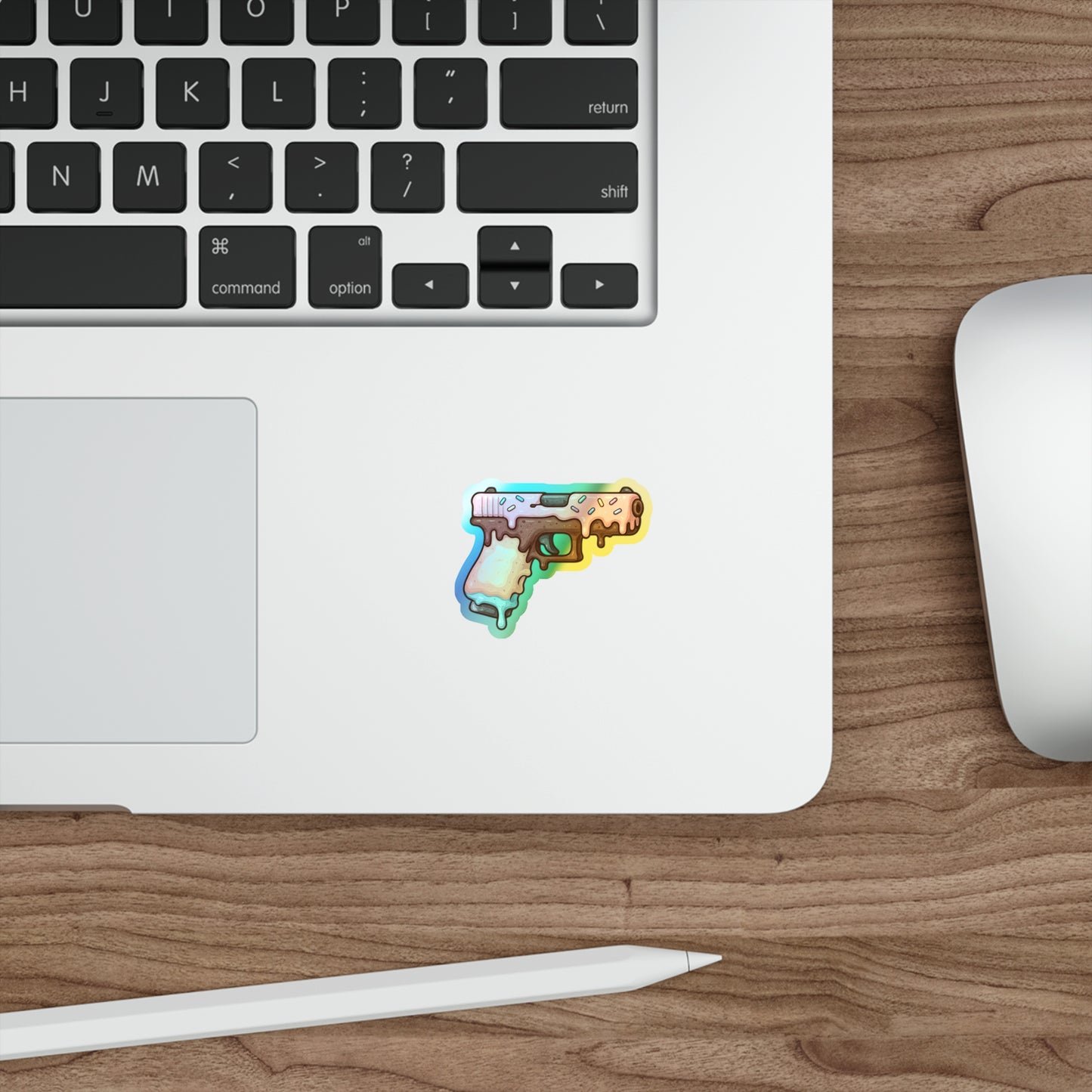 Sweet Treats Glock - Holographic Die-Cut Stickers