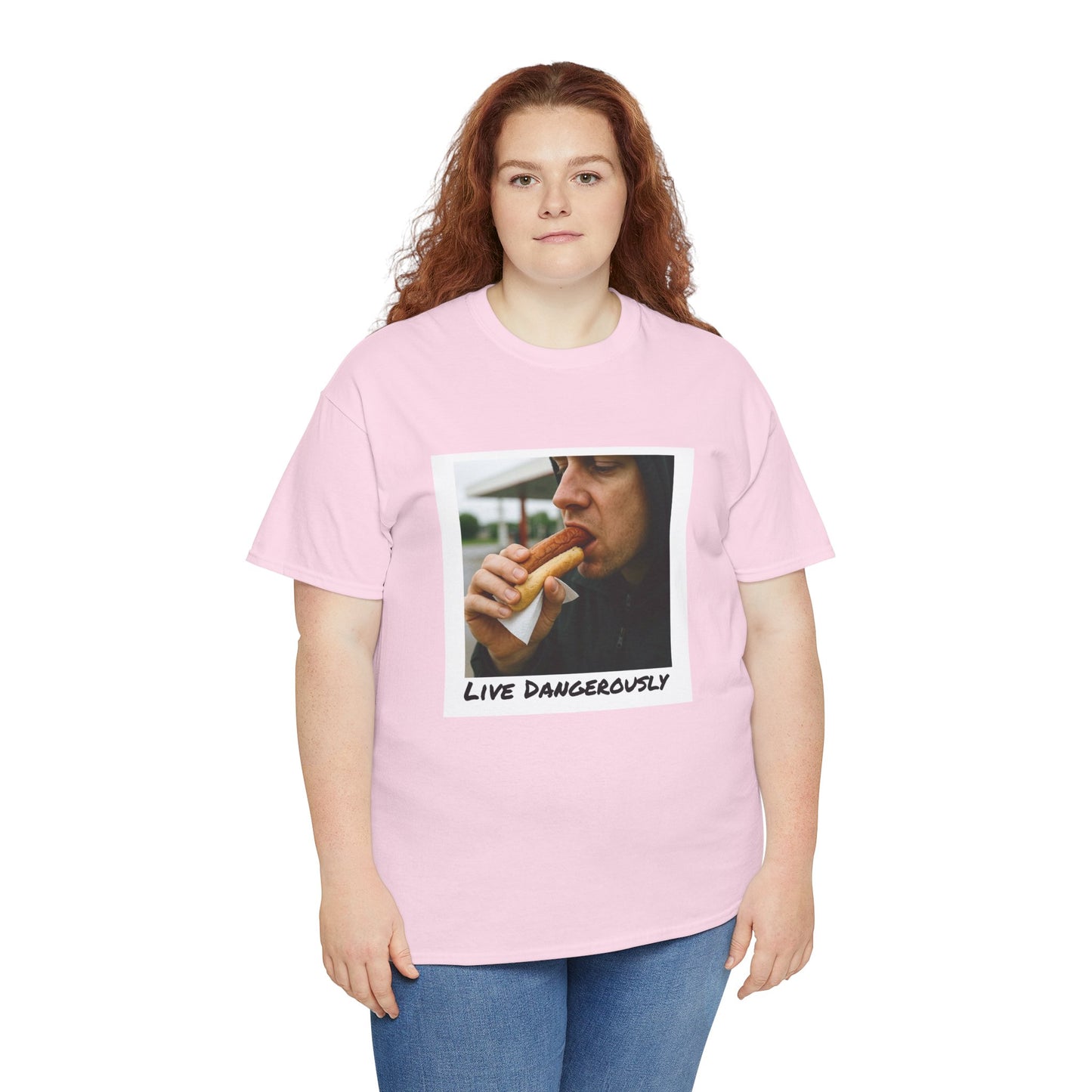 Live Dangerously - Unisex Graphic Print T-Shirt
