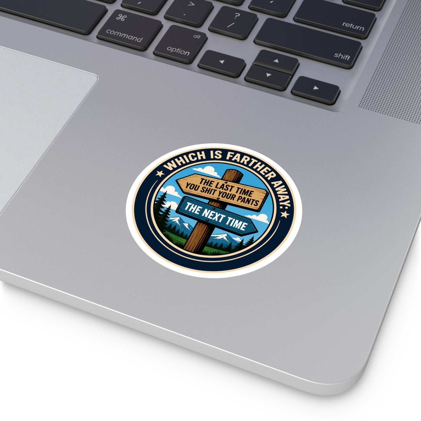 Which is Further - Round Stickers