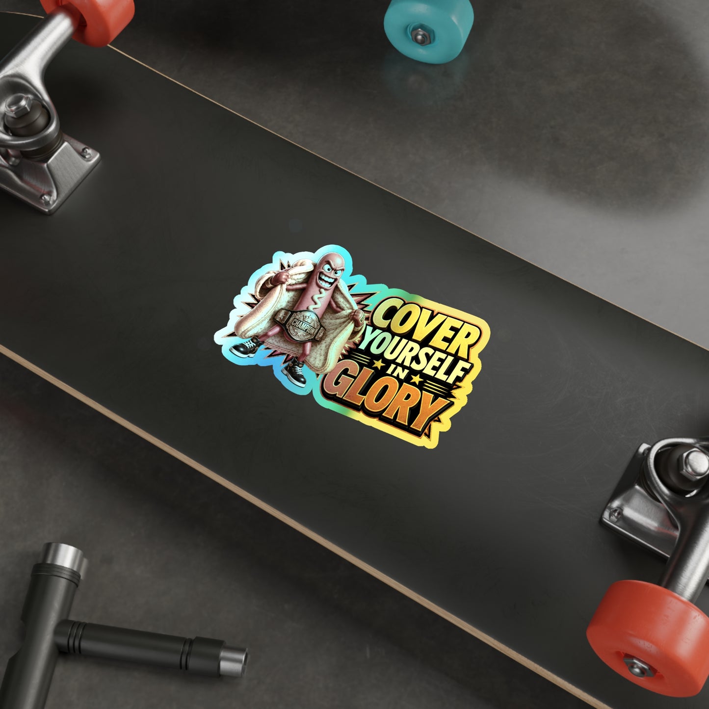 Cover in Glory - Holographic Die-cut Stickers