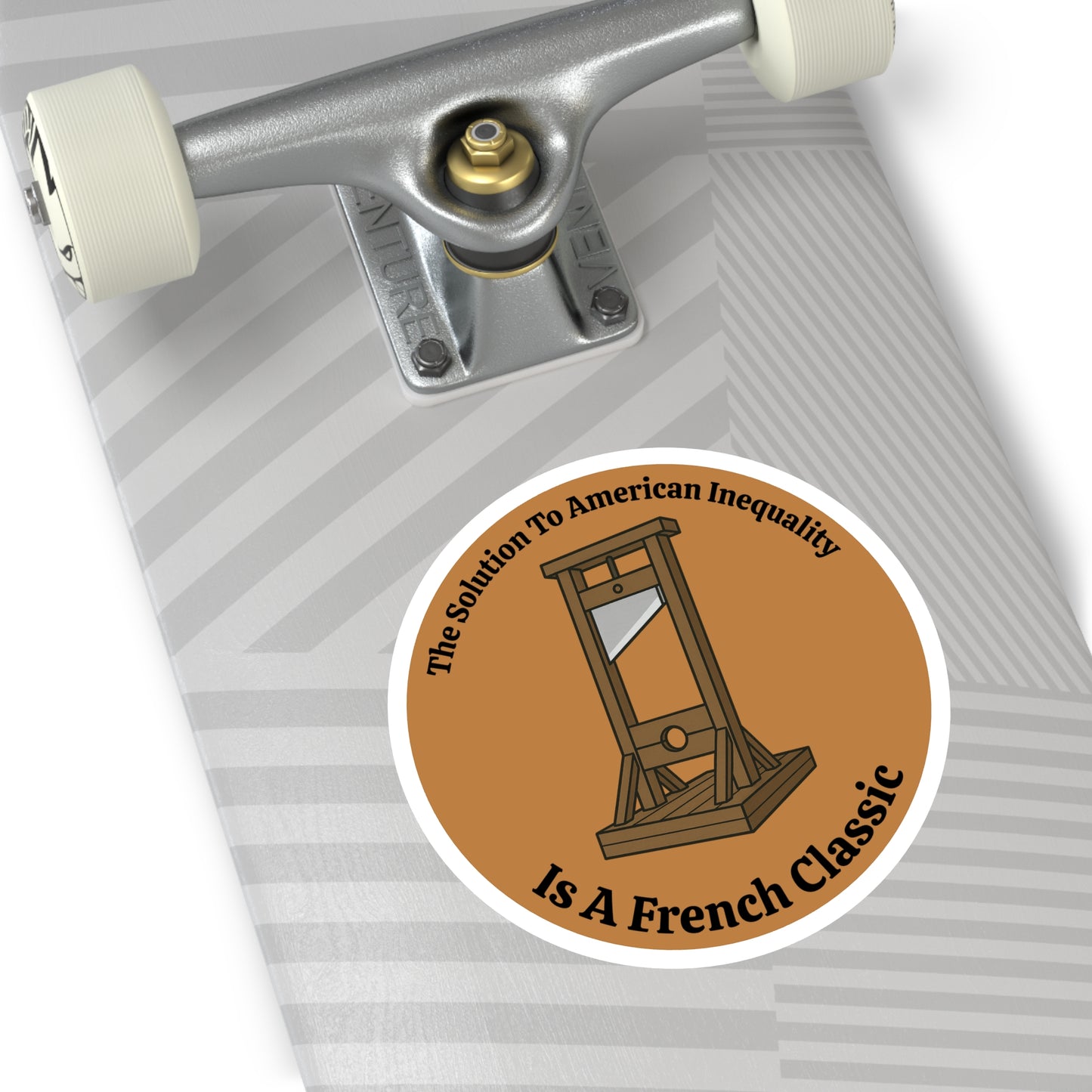 French Classic - Round Vinyl Sticker
