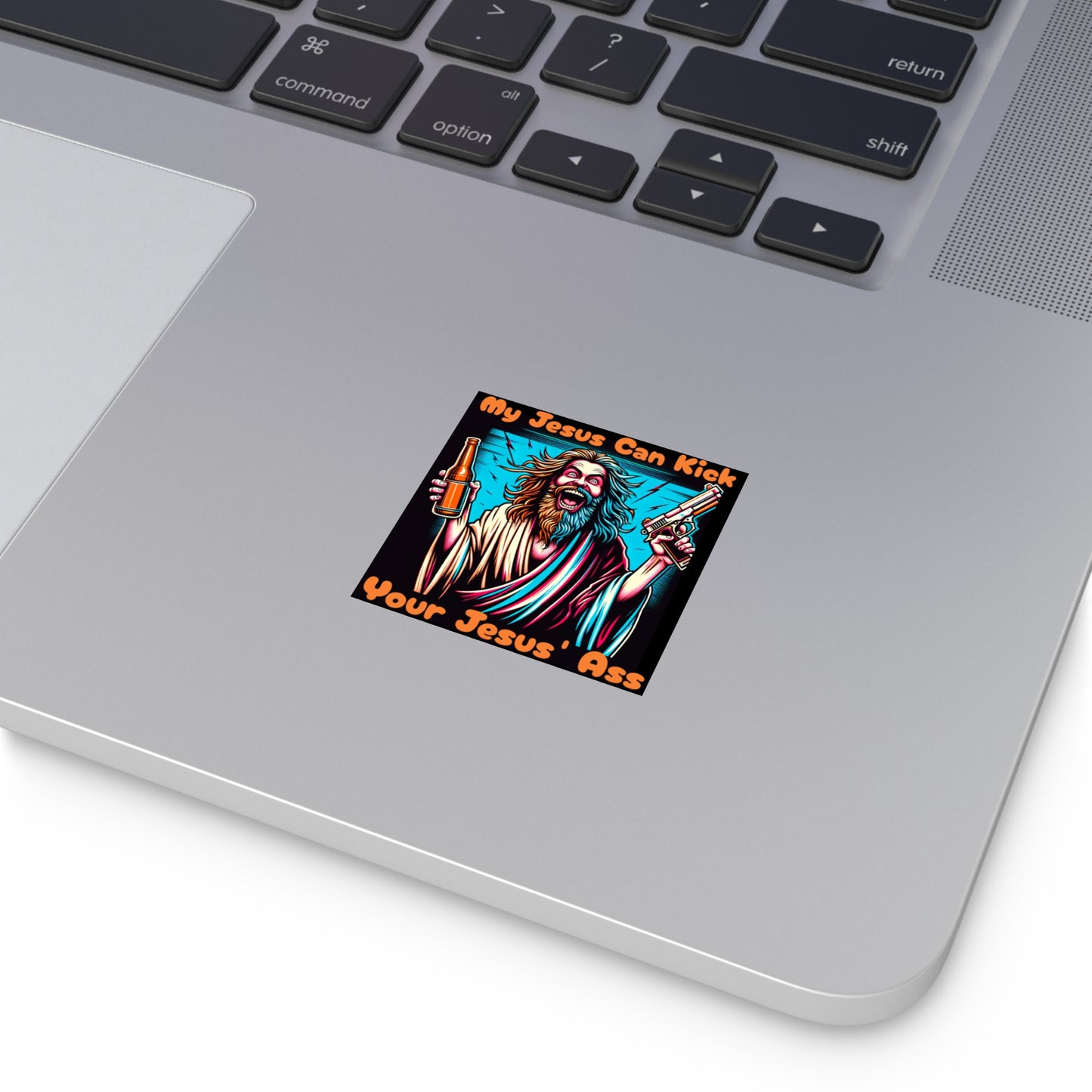 Jesus v Jesus - Square Stickers