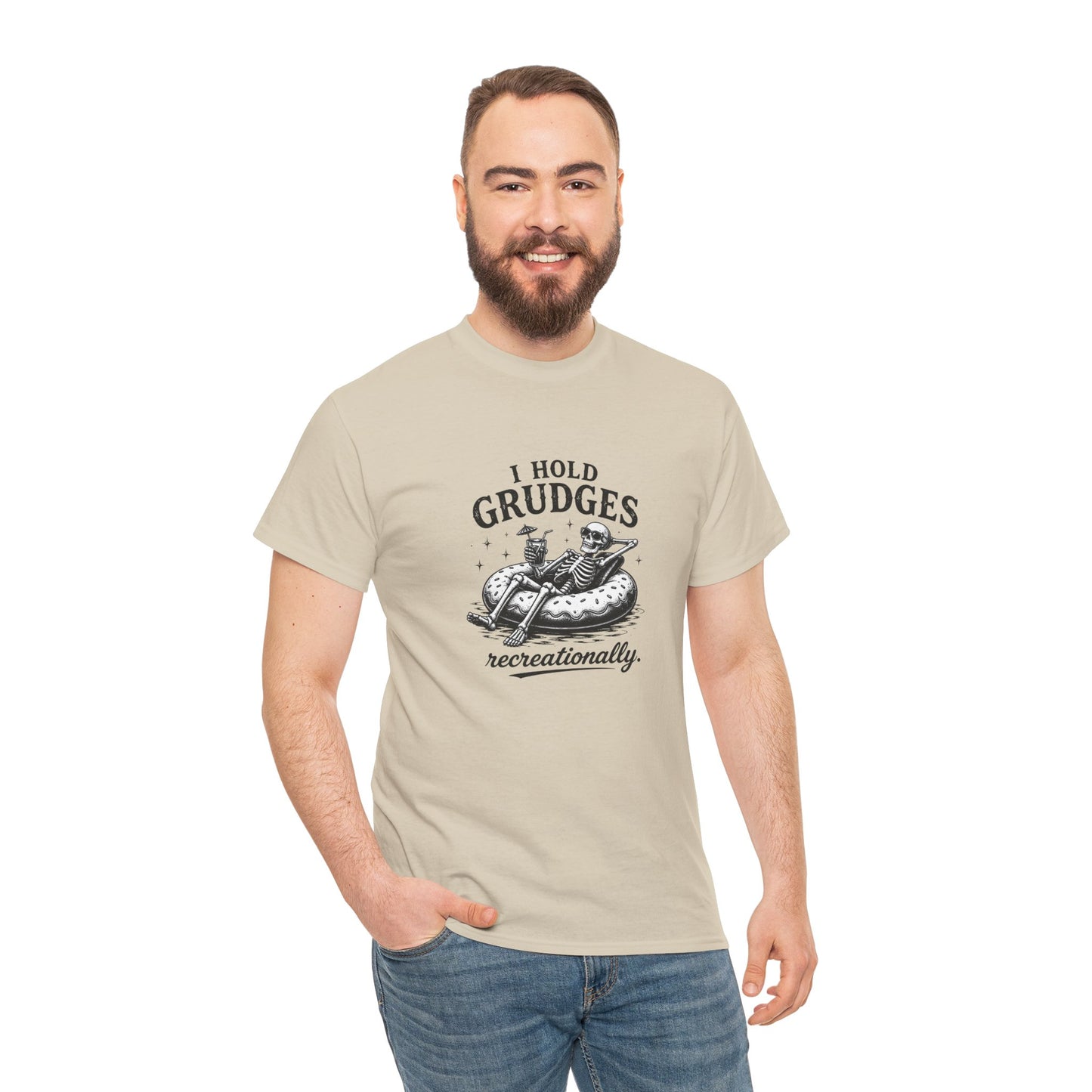 I Hold Grudges - Unisex Heavy Cotton Tee