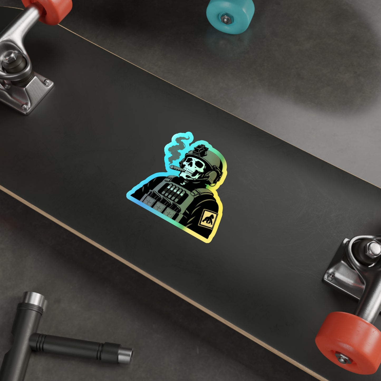 Tactical Smoke - Holographic Die-cut Stickers