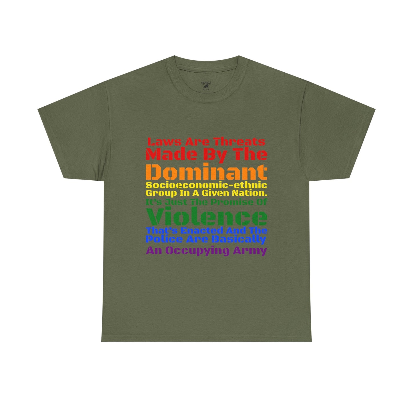 Laws Are Threats - Unisex Heavy Cotton Tee