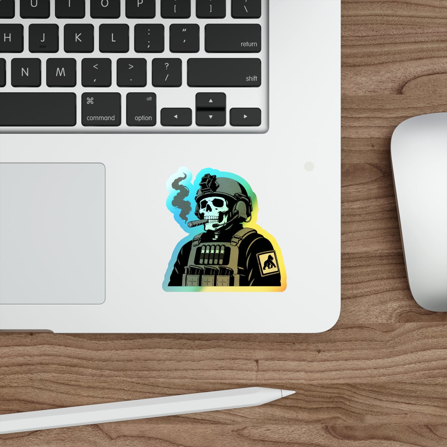 Tactical Smoke - Holographic Die-cut Stickers