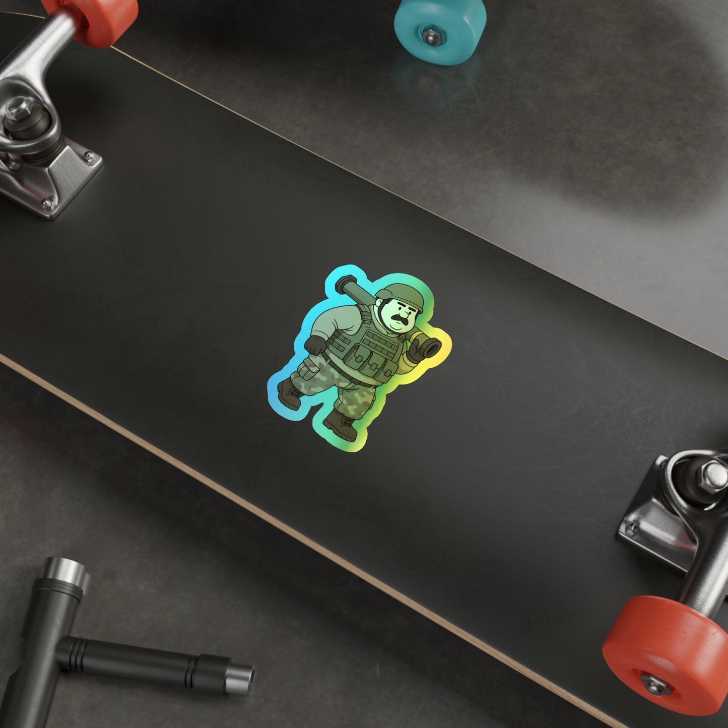 Pre-Armored - Holographic Die-Cut Sticker