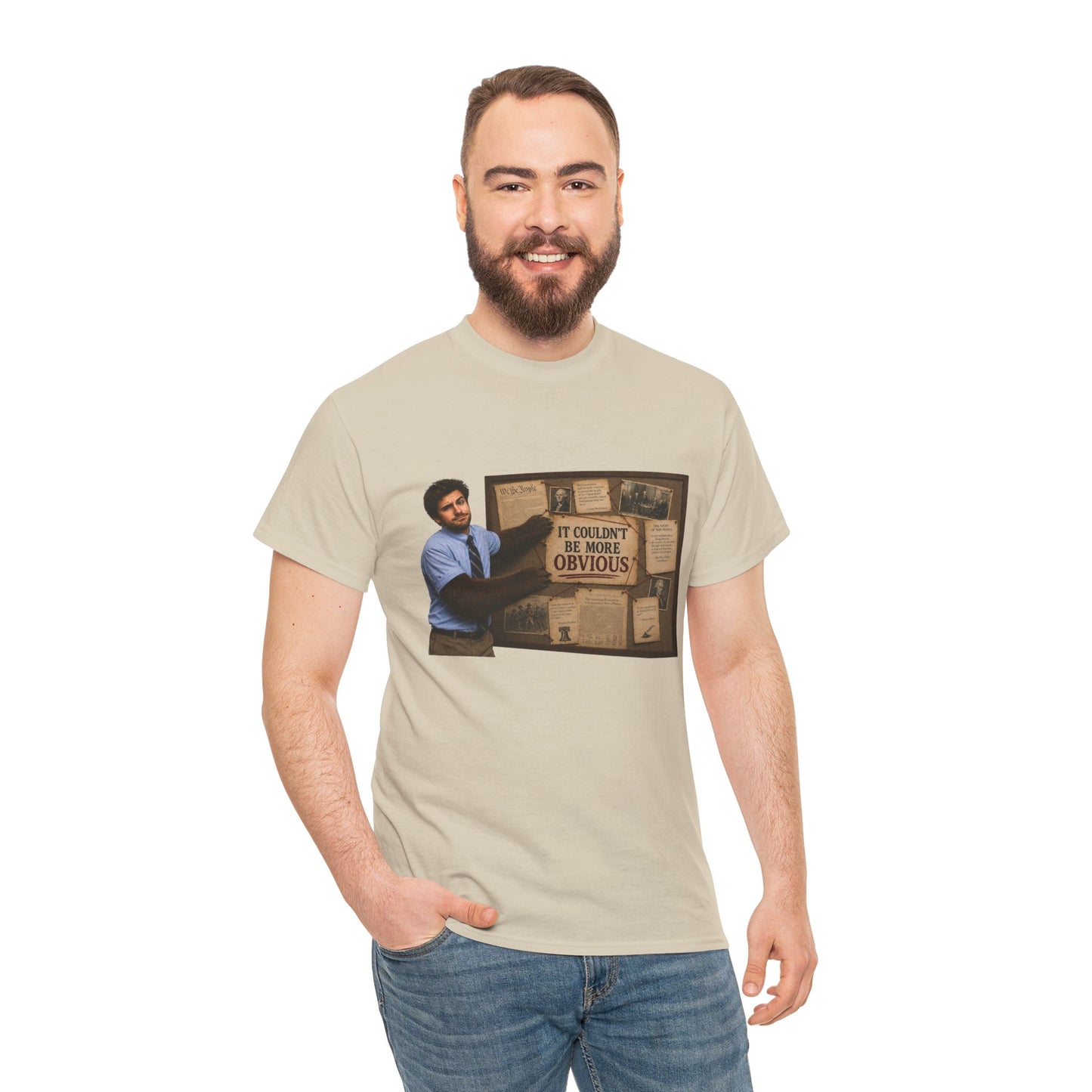 Obvious - Unisex Heavy Cotton Tee