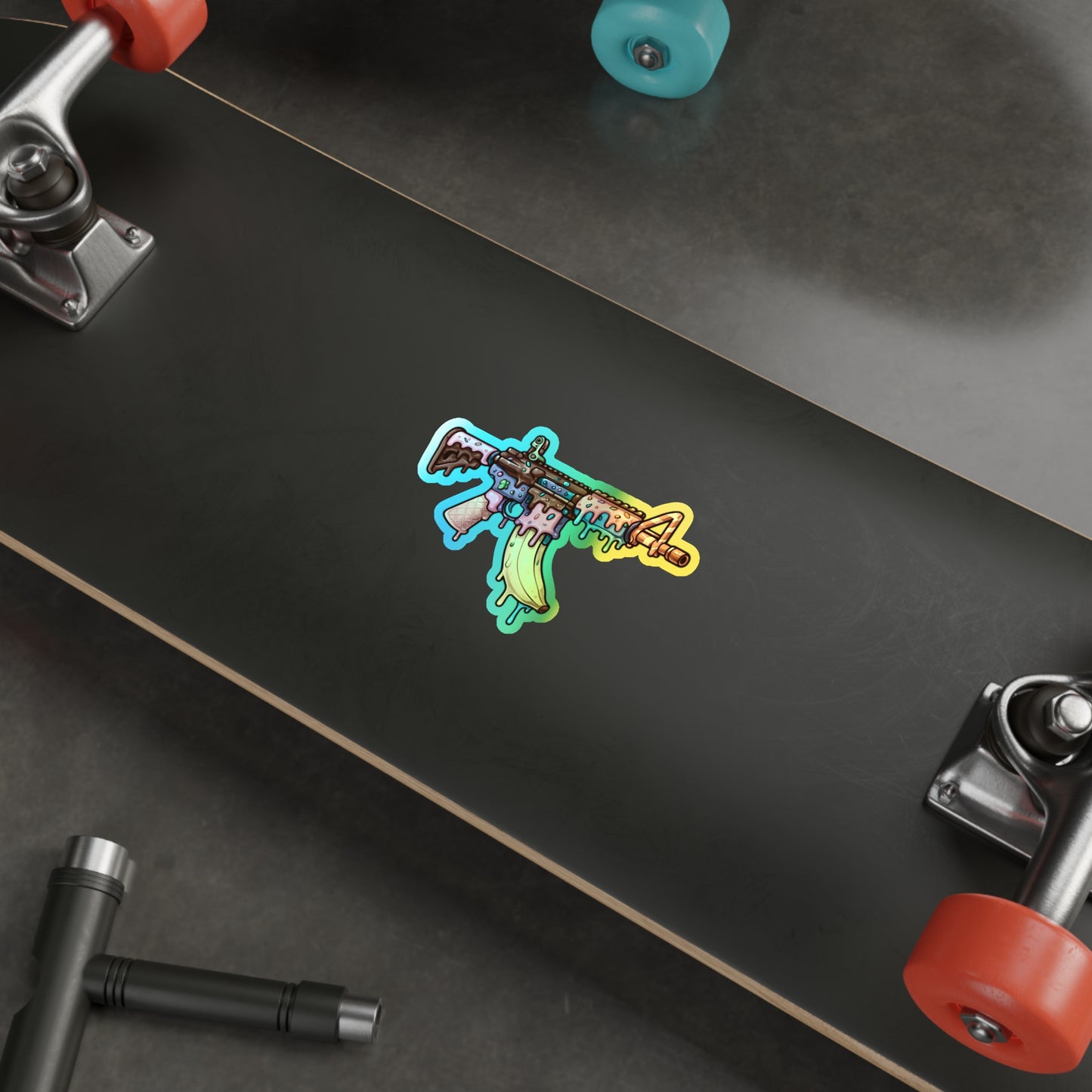 Sweet Treats AR-Sunday - Holographic Die-Cut Sticker
