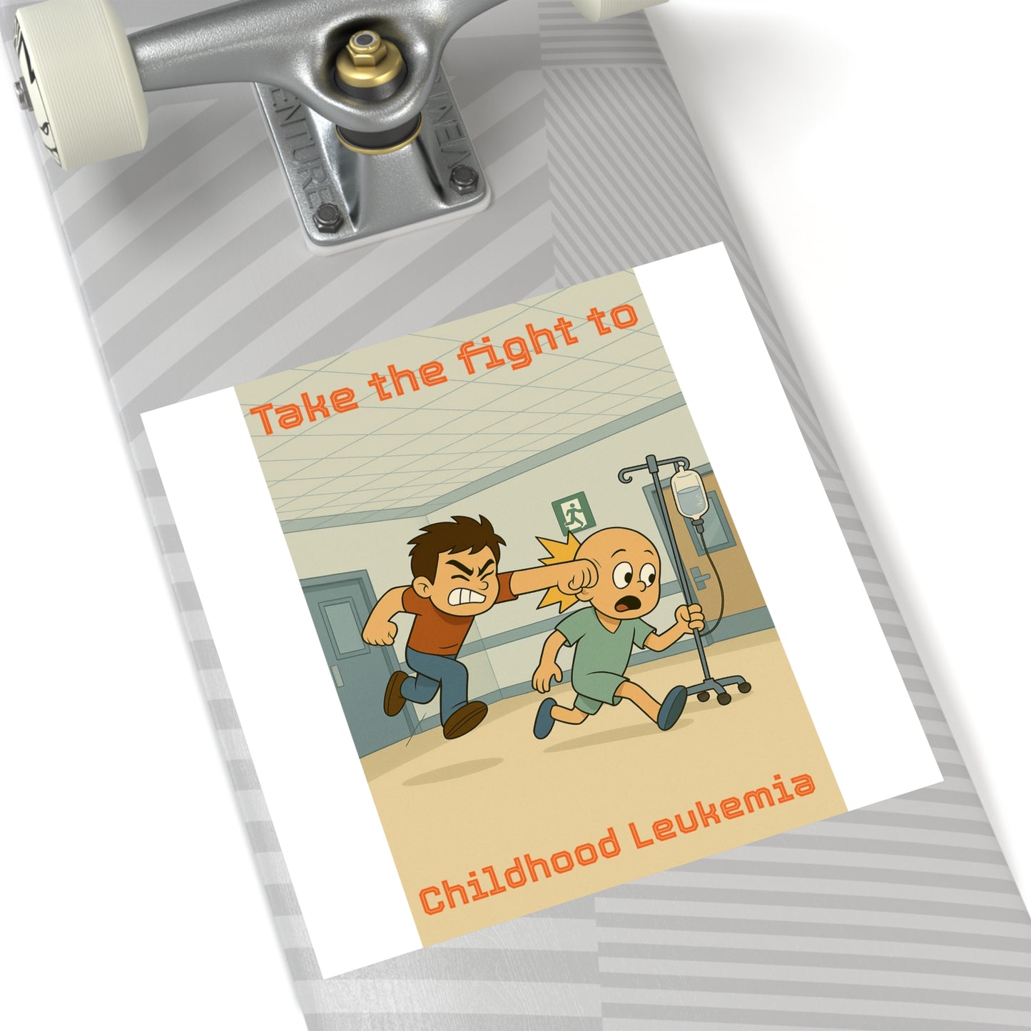 Childhood Leukemia Awareness - Square Sticker