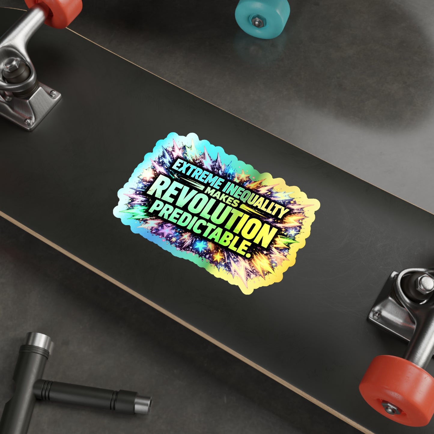 Predictable - Holographic Die-cut Stickers