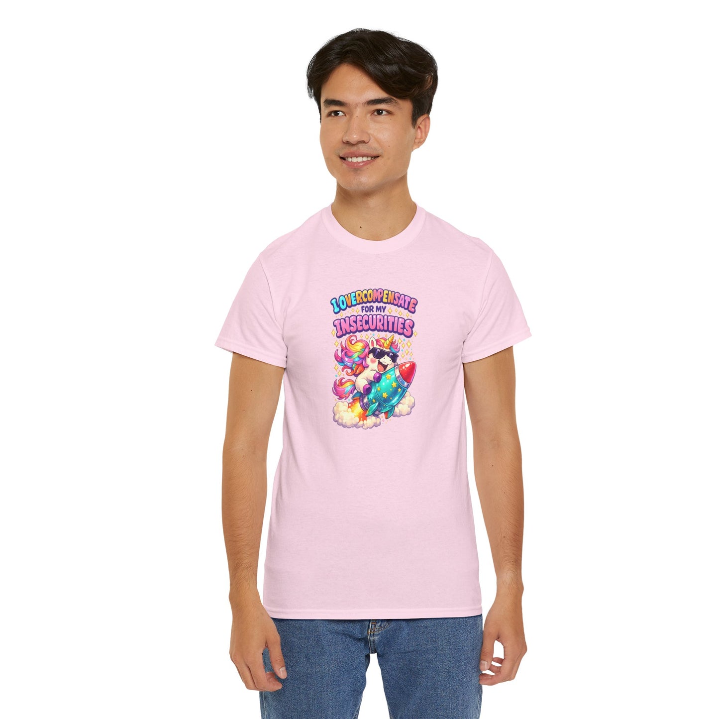 Overcompensate - Unisex Heavy Cotton Tee