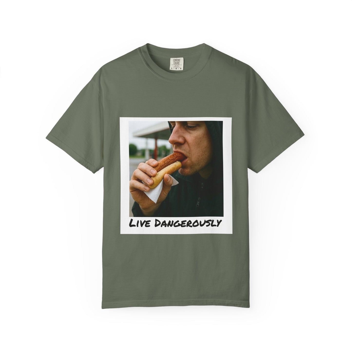 Live Dangerously - Unisex Graphic Print T-Shirt