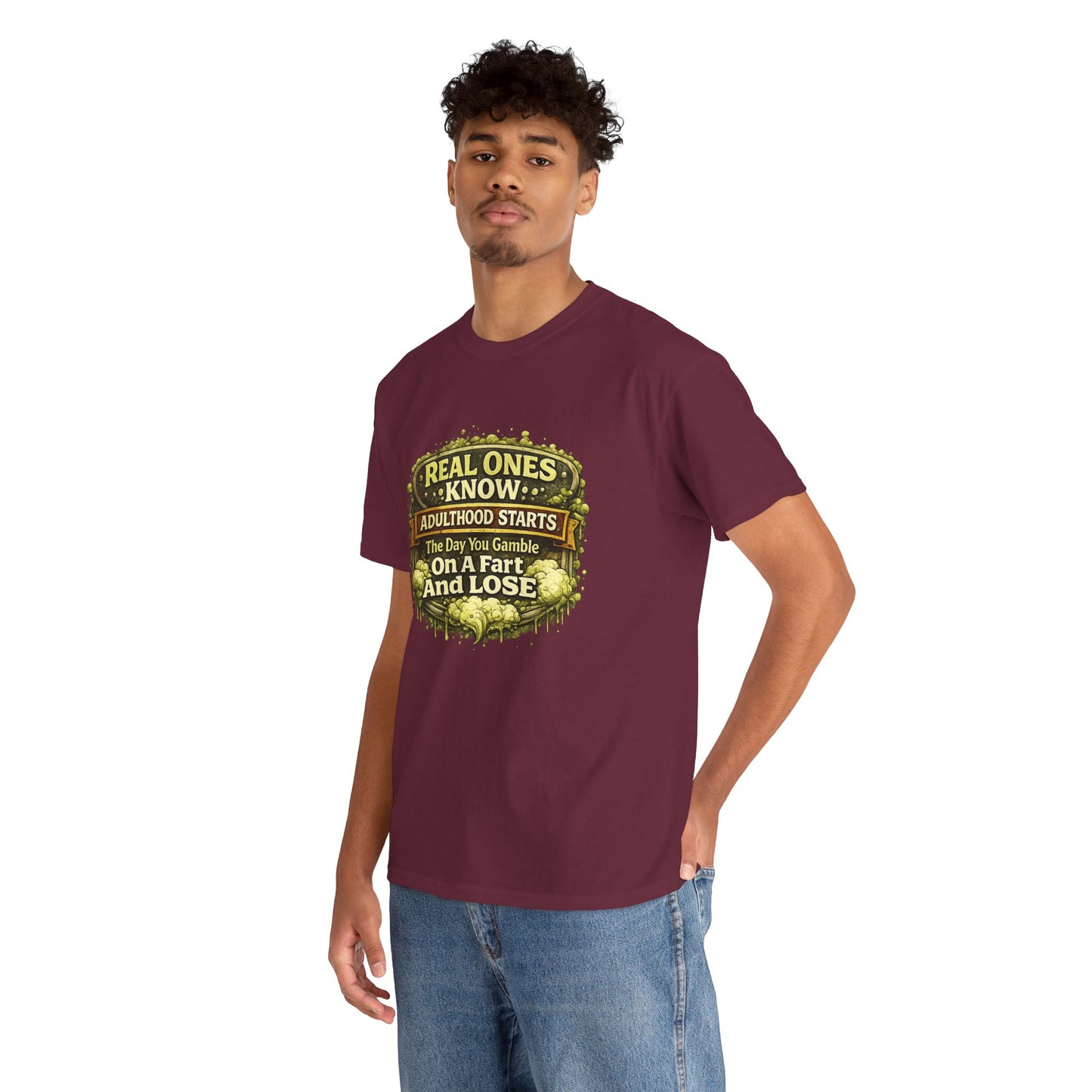 Gamble On Farts - Unisex Heavy Cotton Tee