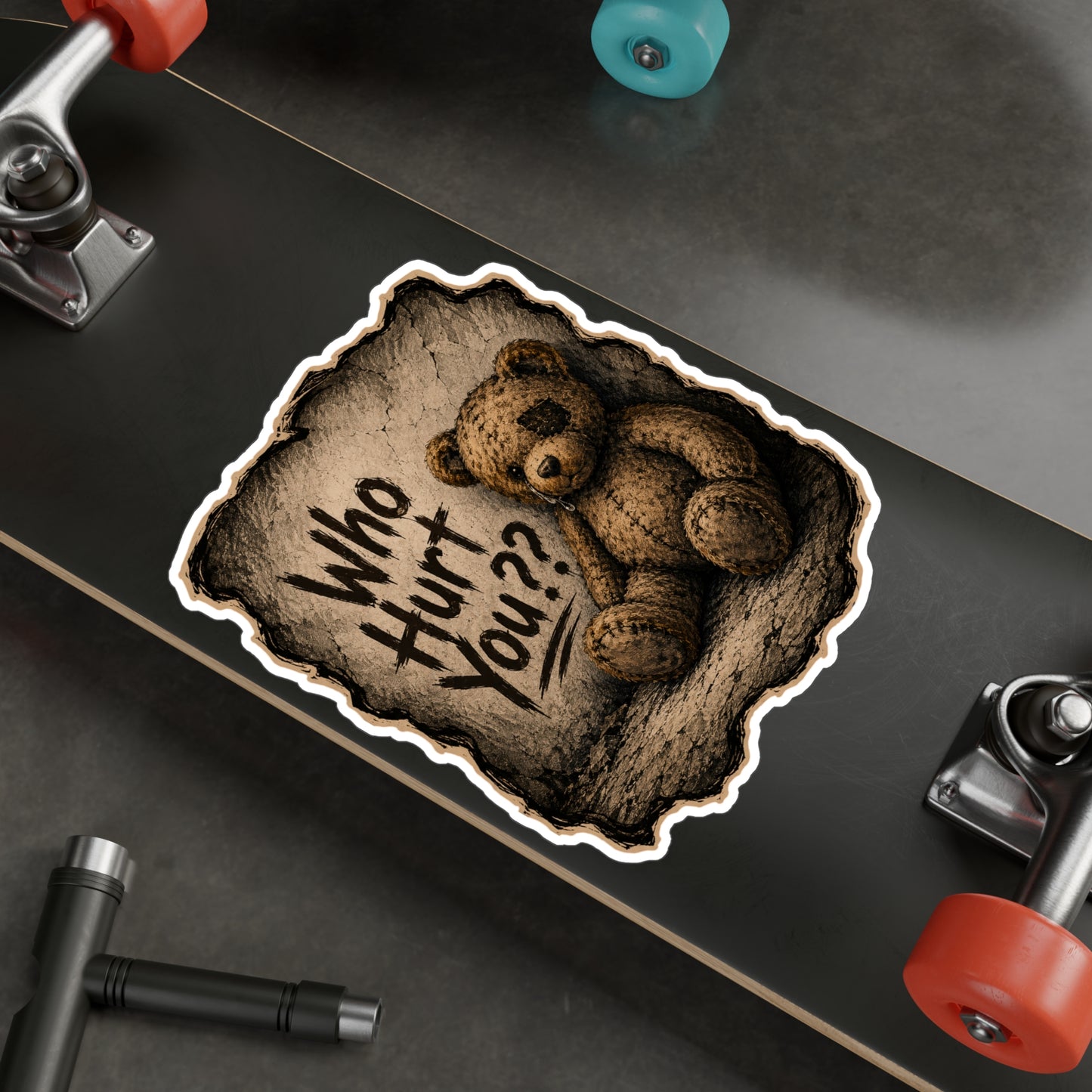 Who Hurt You - Kiss-Cut Vinyl Decals