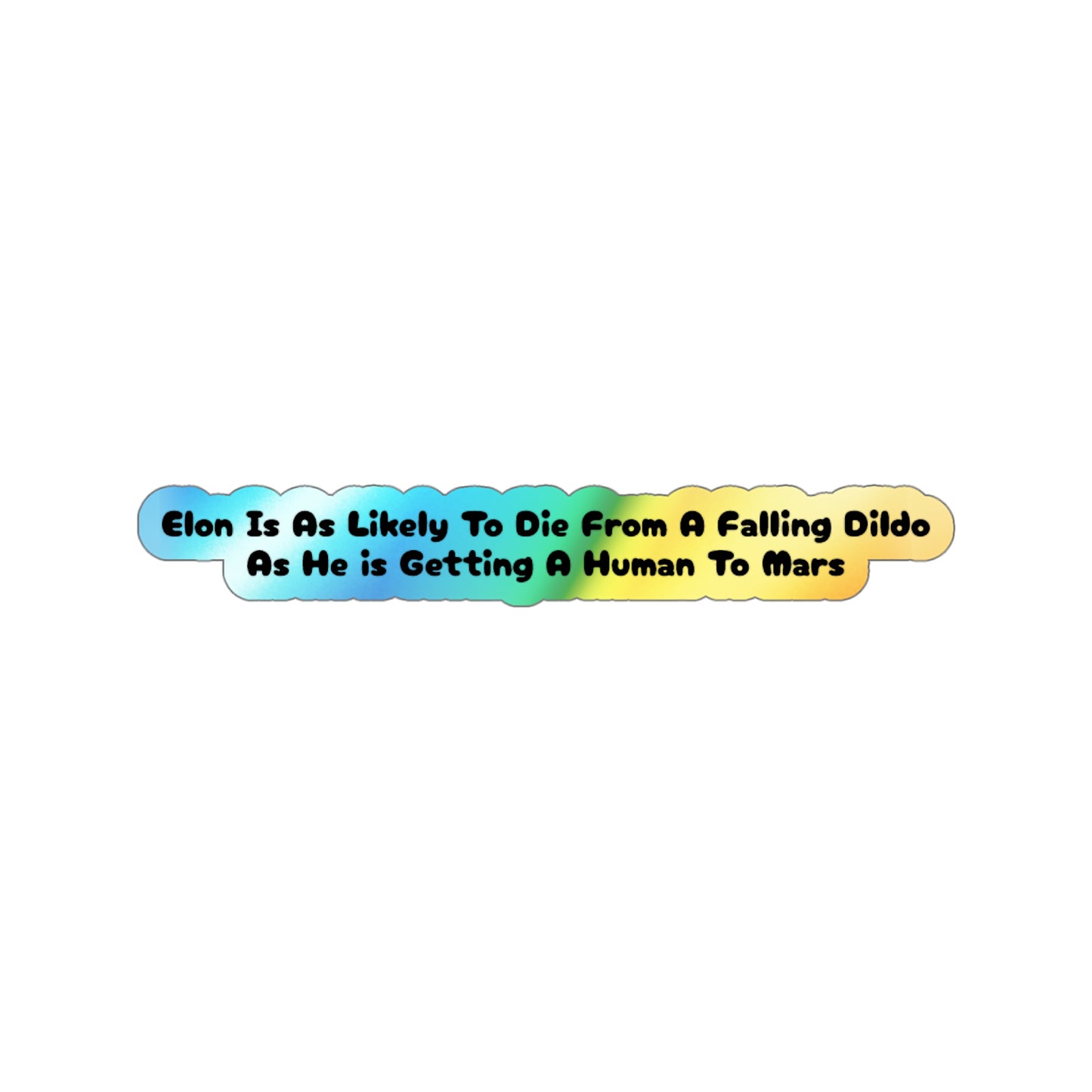 Death From Above - Holographic Die-Cut Stickers