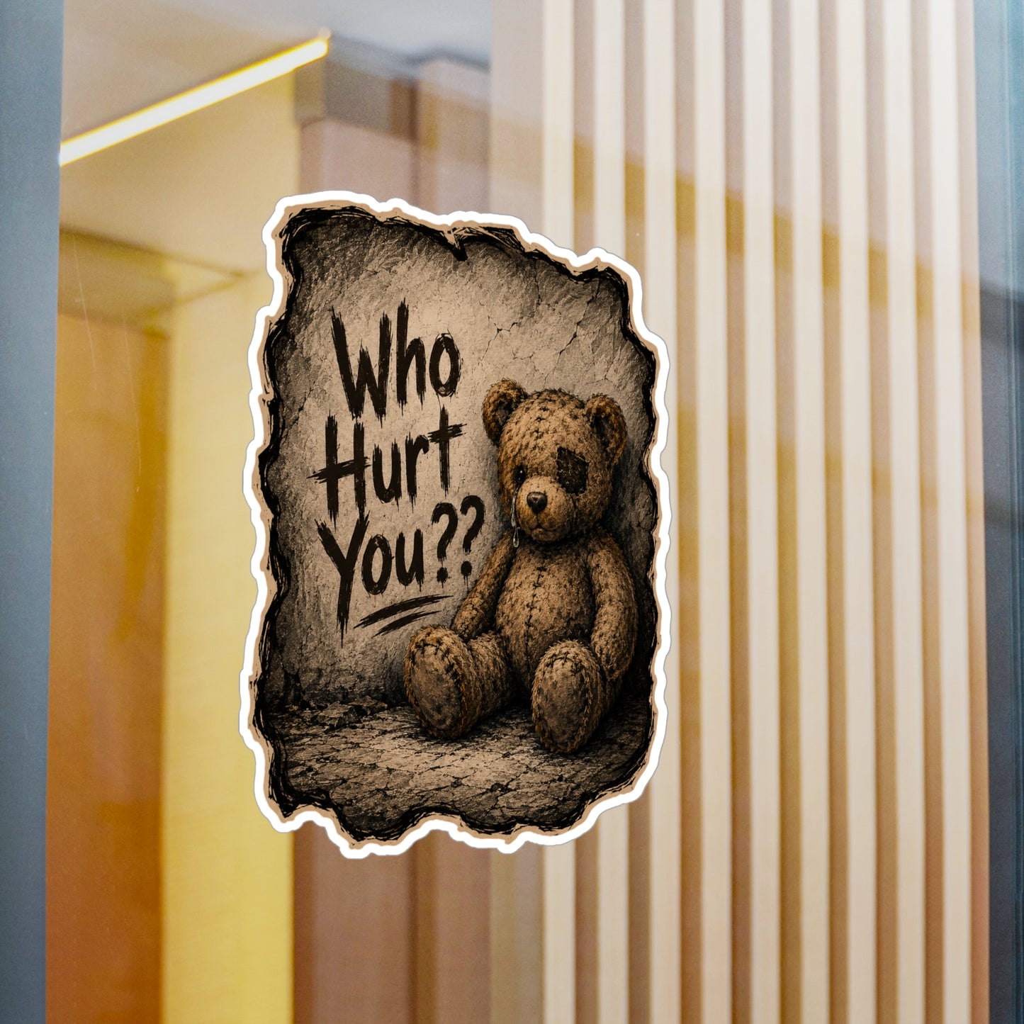 Who Hurt You - Kiss-Cut Vinyl Decals